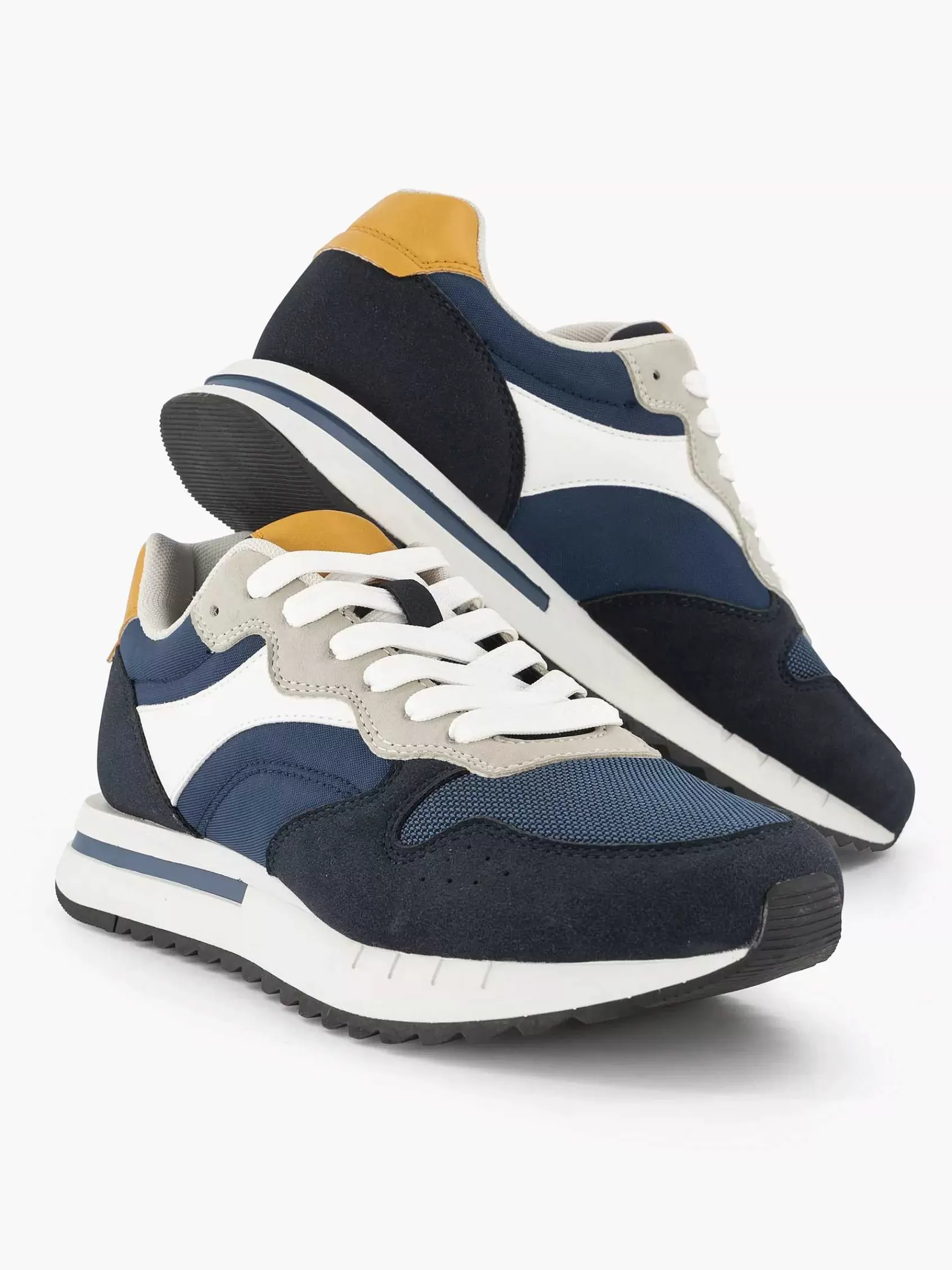 Heren Memphis One Sneakers-Donkerblauwe Chunky Sneaker