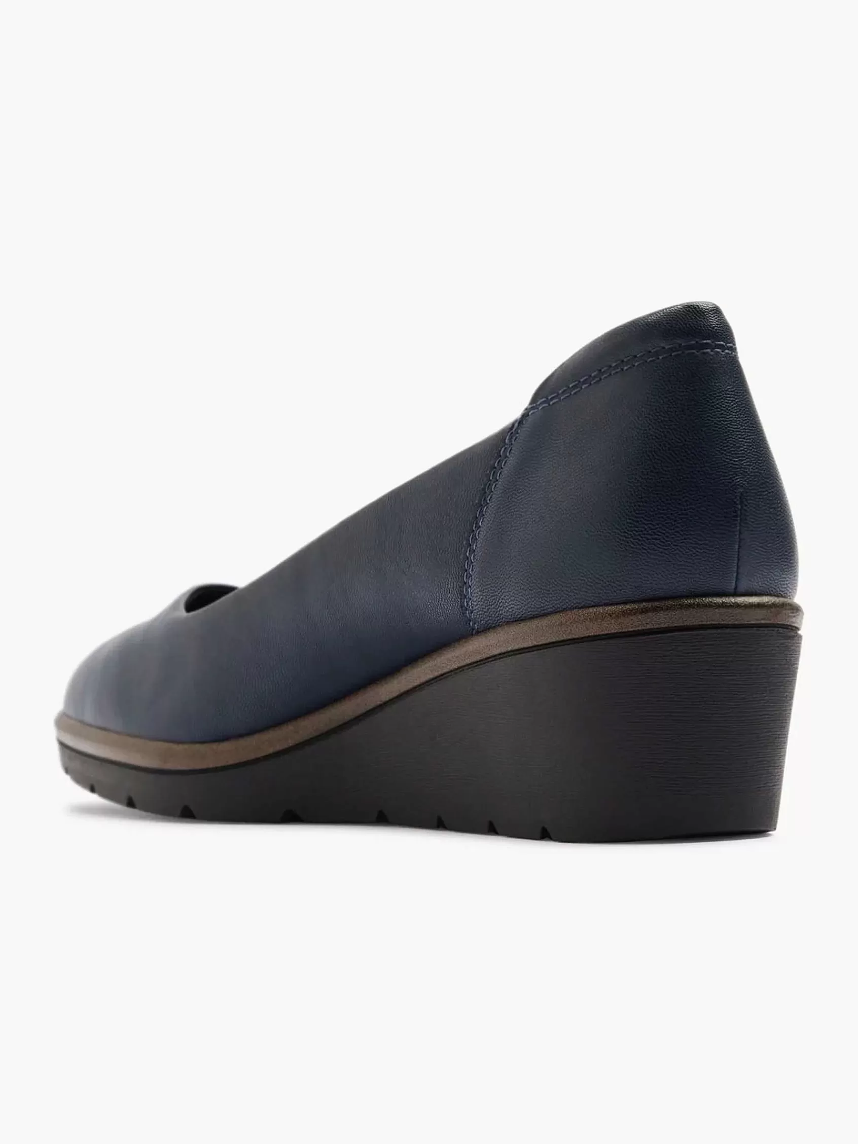 Dames Graceland Pumps-Donkerblauwe Pump Sleehak