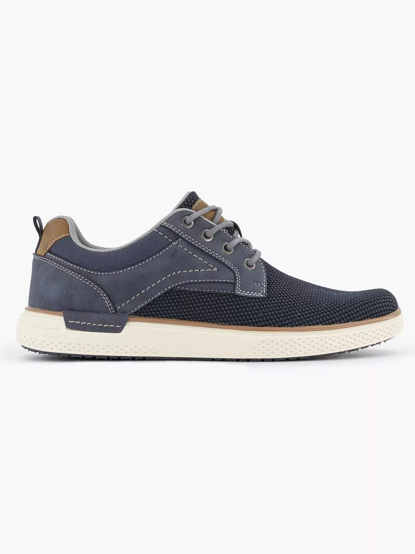 Heren Easy Street Sneakers-Donkerblauwe Sneaker