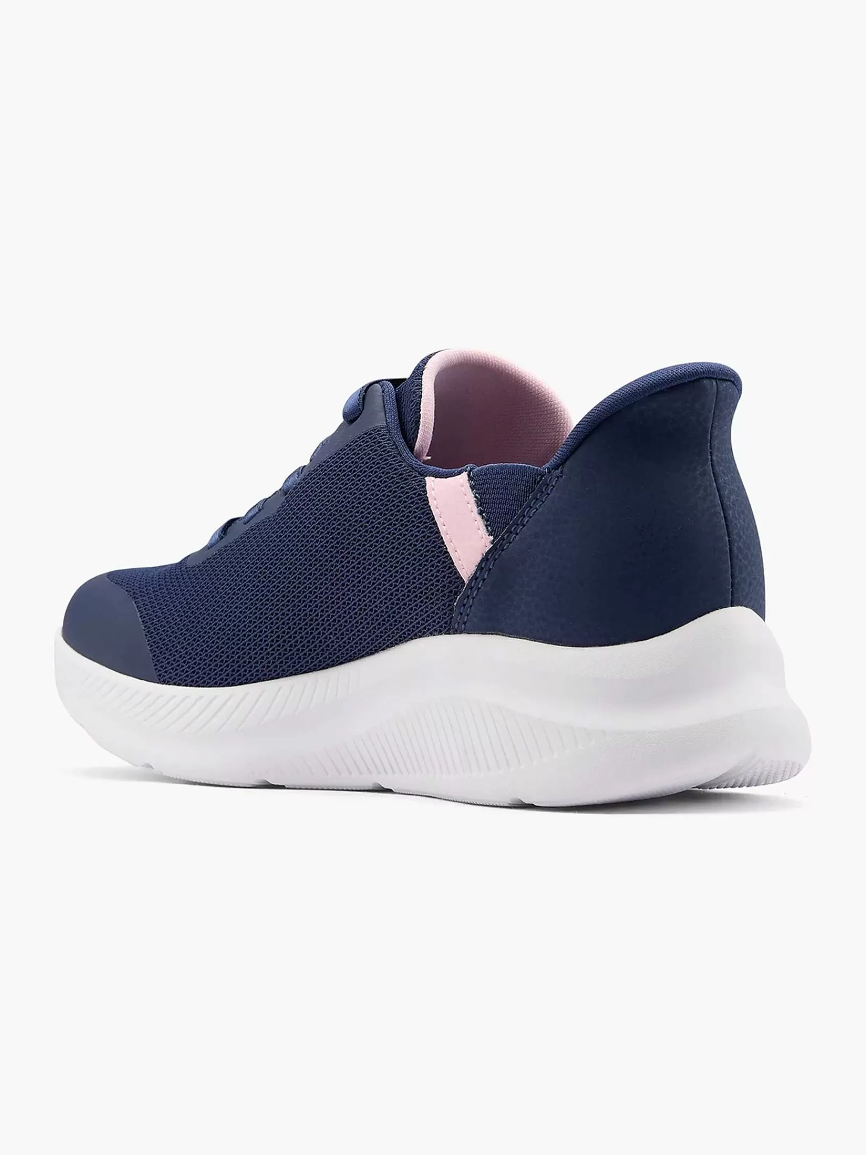 Dames Skechers Sneakers-Donkerblauwe Sneaker Swift Fit - Hands Free