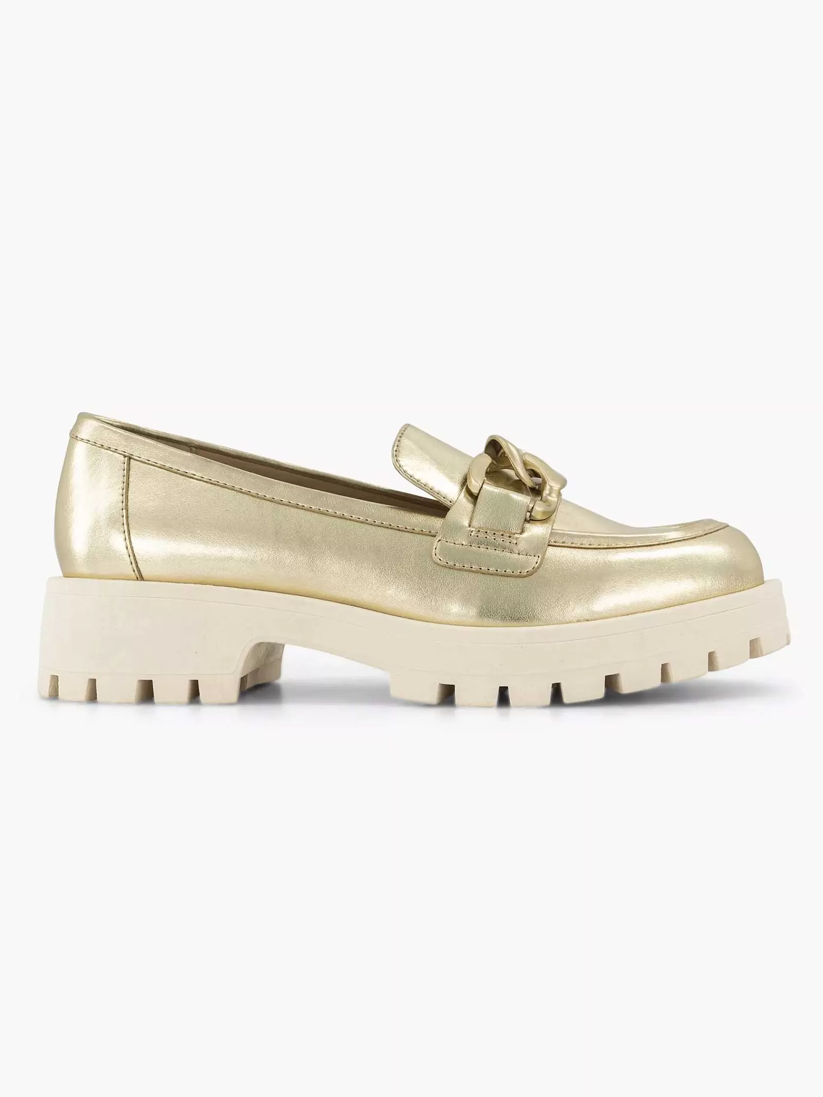 Dames Oxmox Instappers-Gouden Chunky Loafer