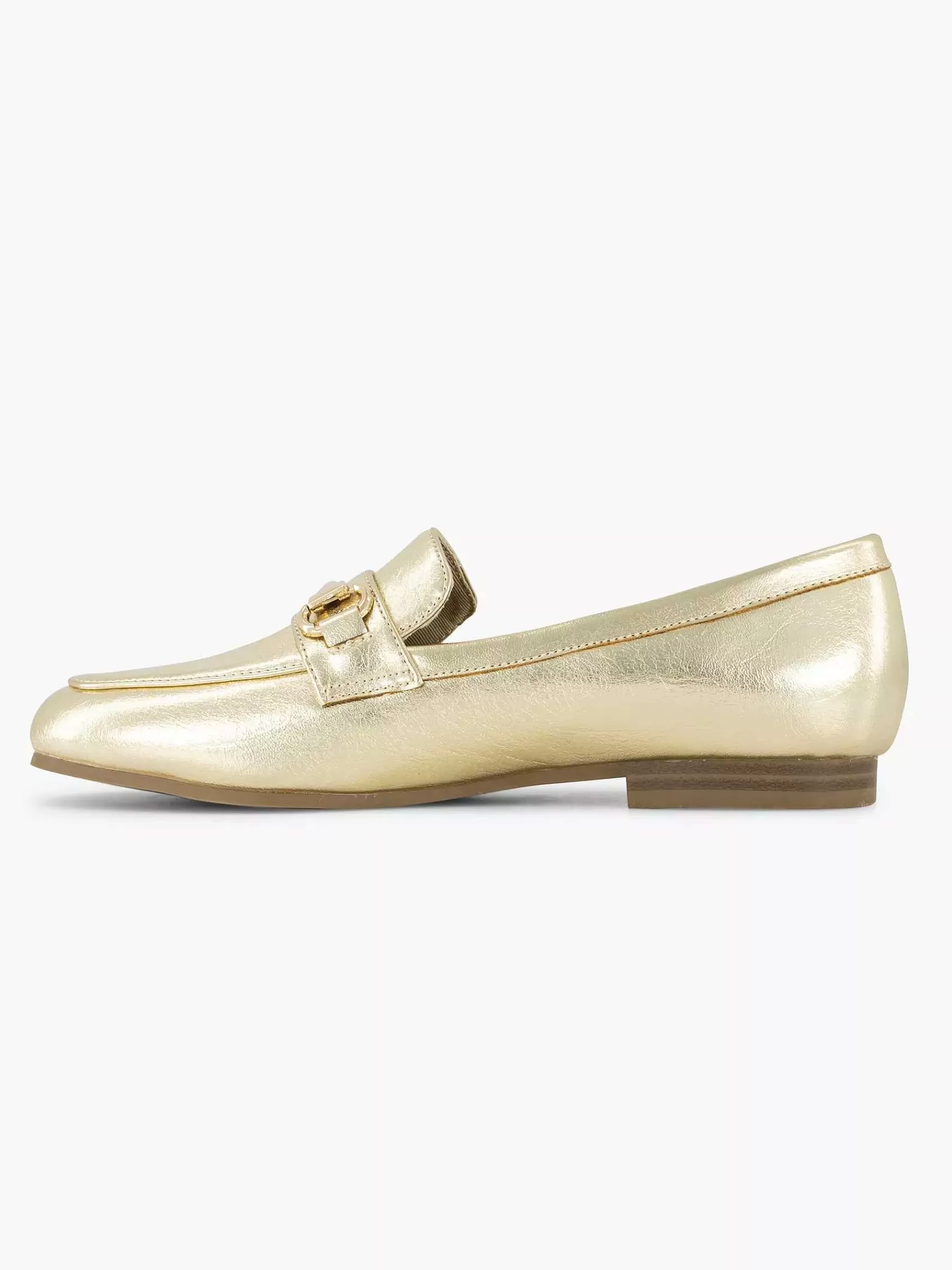 Dames Graceland Instappers-Gouden Loafer Sierketting