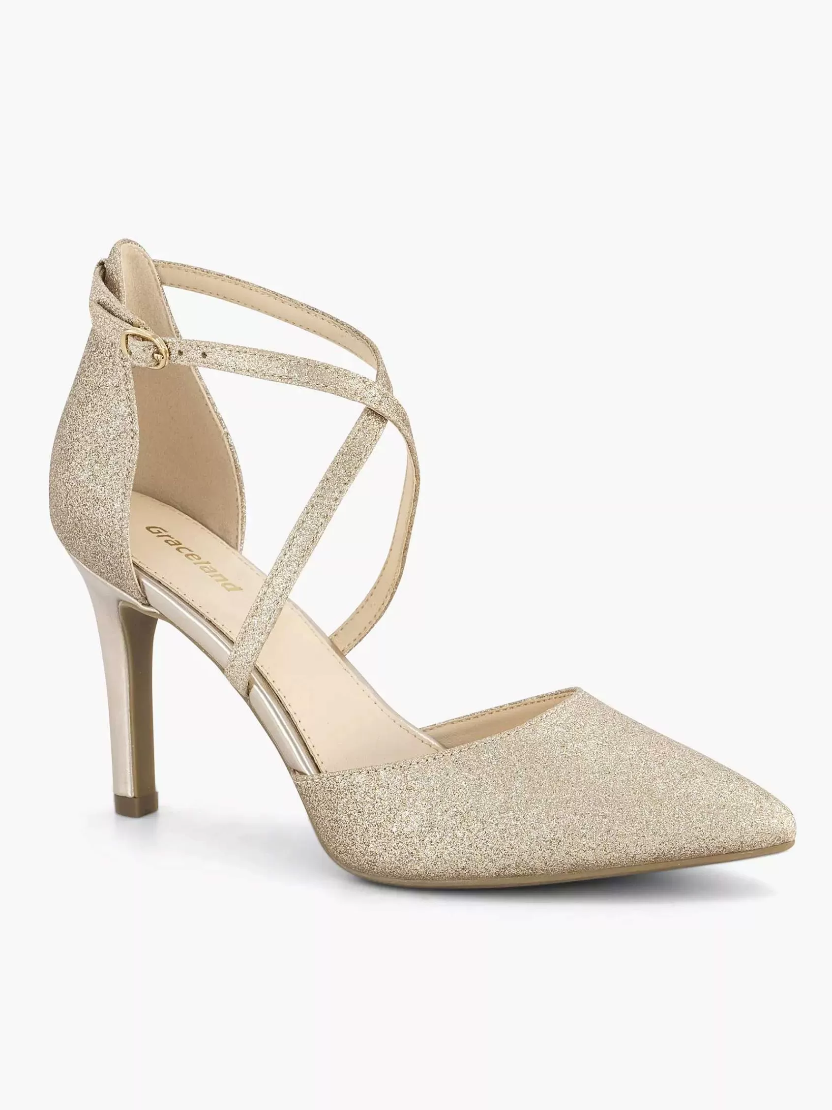 Dames Graceland Pumps-Gouden Pump Glitter