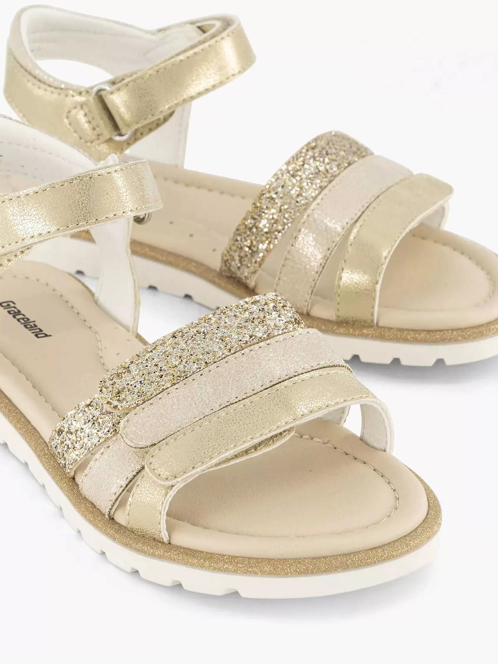 Kinderen Graceland Babyschoenen-Gouden Sandaal