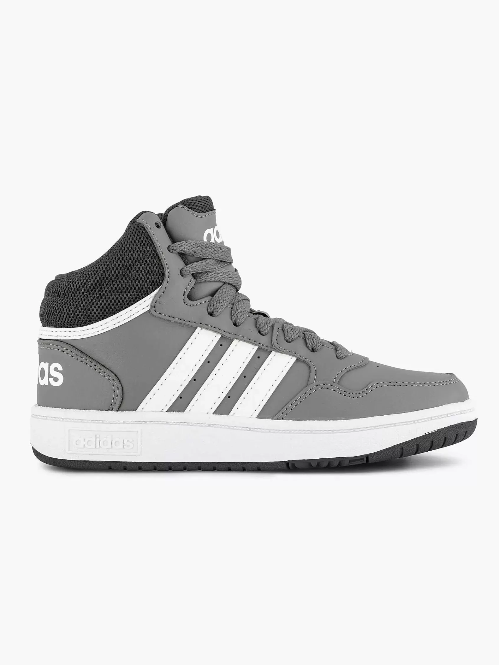 Kinderen adidas Jongensschoenen-Grijze Hoops Mid 3.0 K