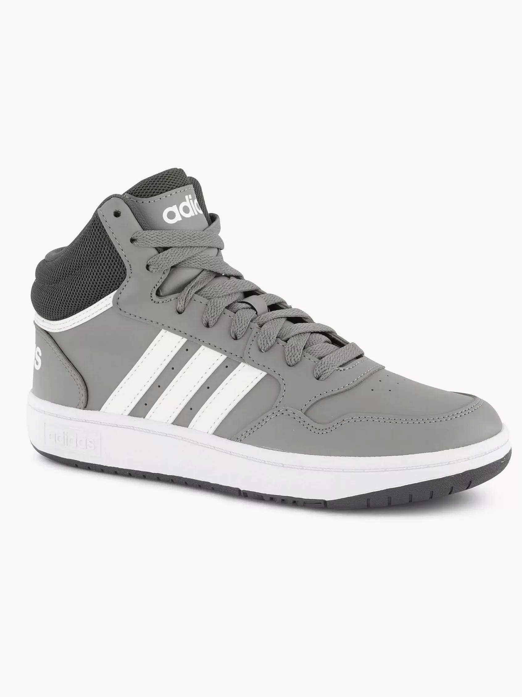 Kinderen adidas Jongensschoenen-Grijze Hoops Mid 3.0 K