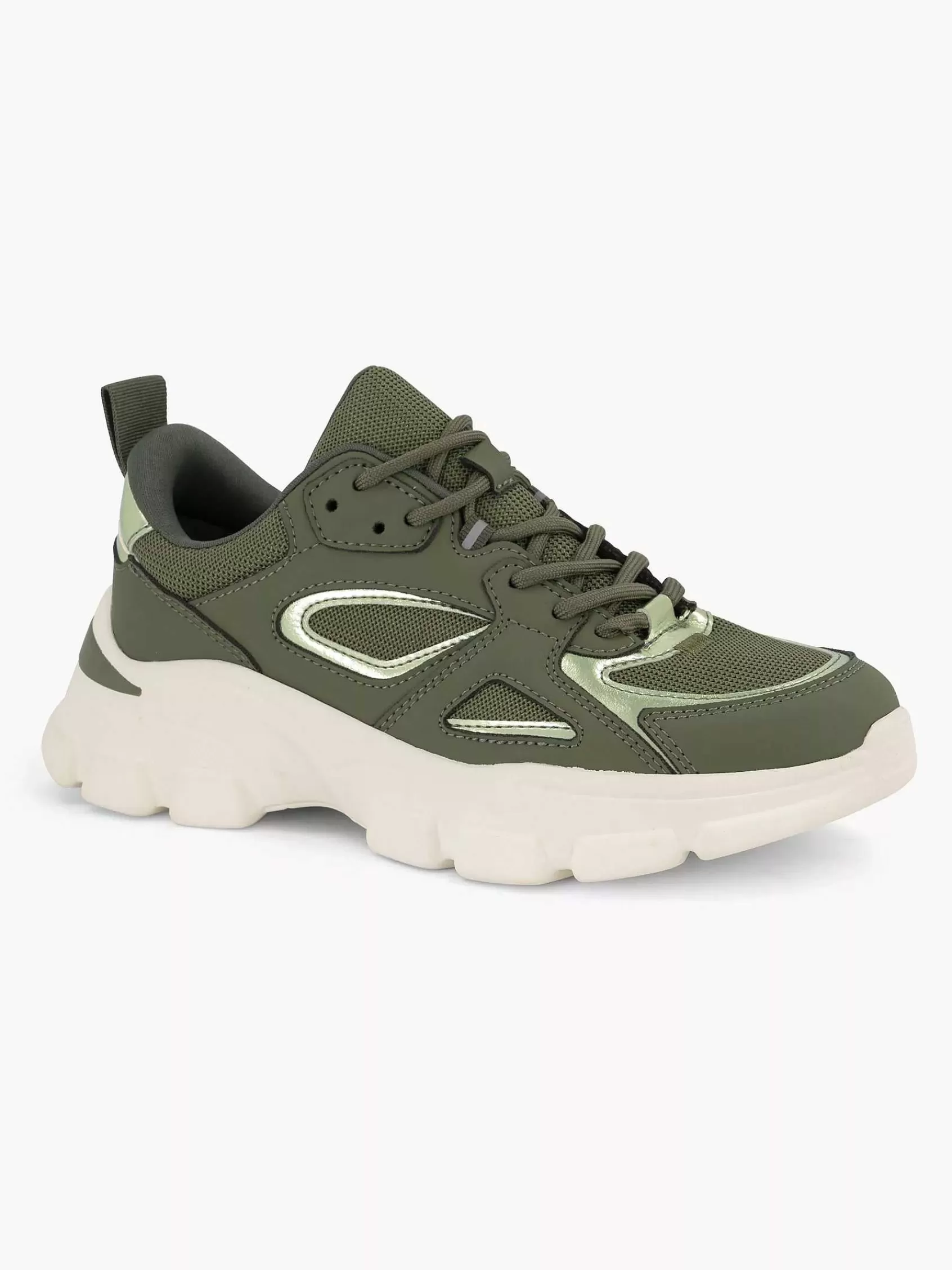 Dames Oxmox Sneakers-Groene Chunky Sneaker