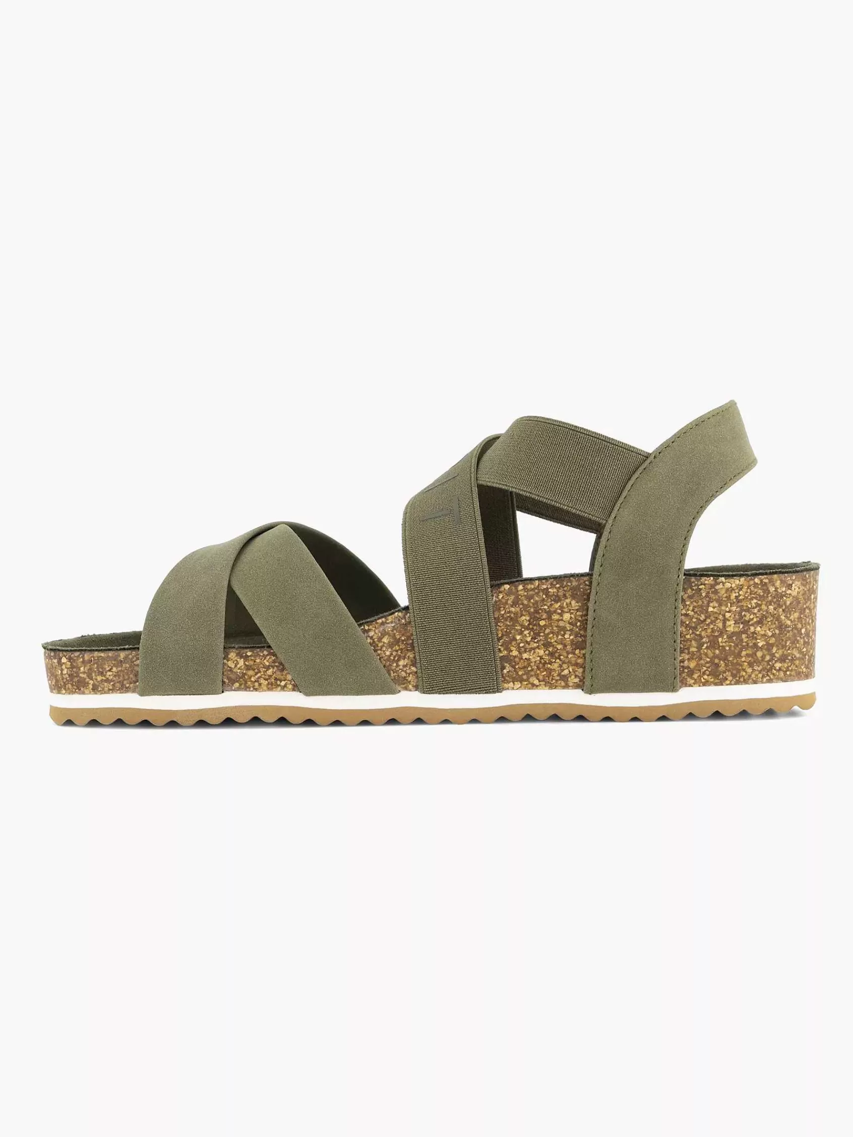 Dames Esprit Sandalen-Groene Sandaal