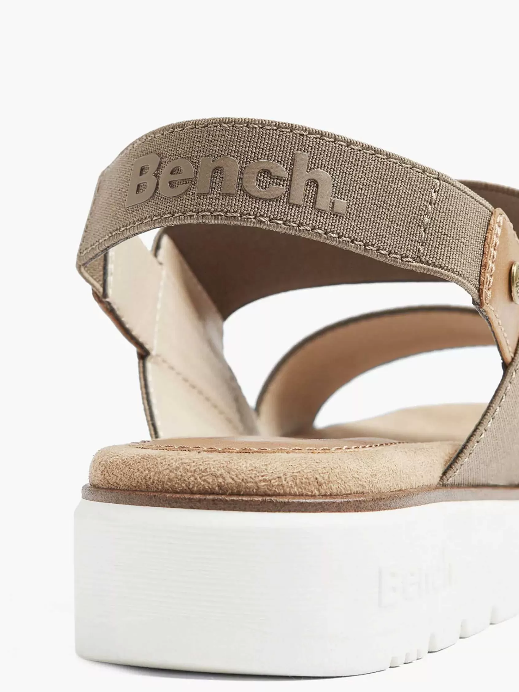 Dames Bench Sandalen-Khaki Sandaal