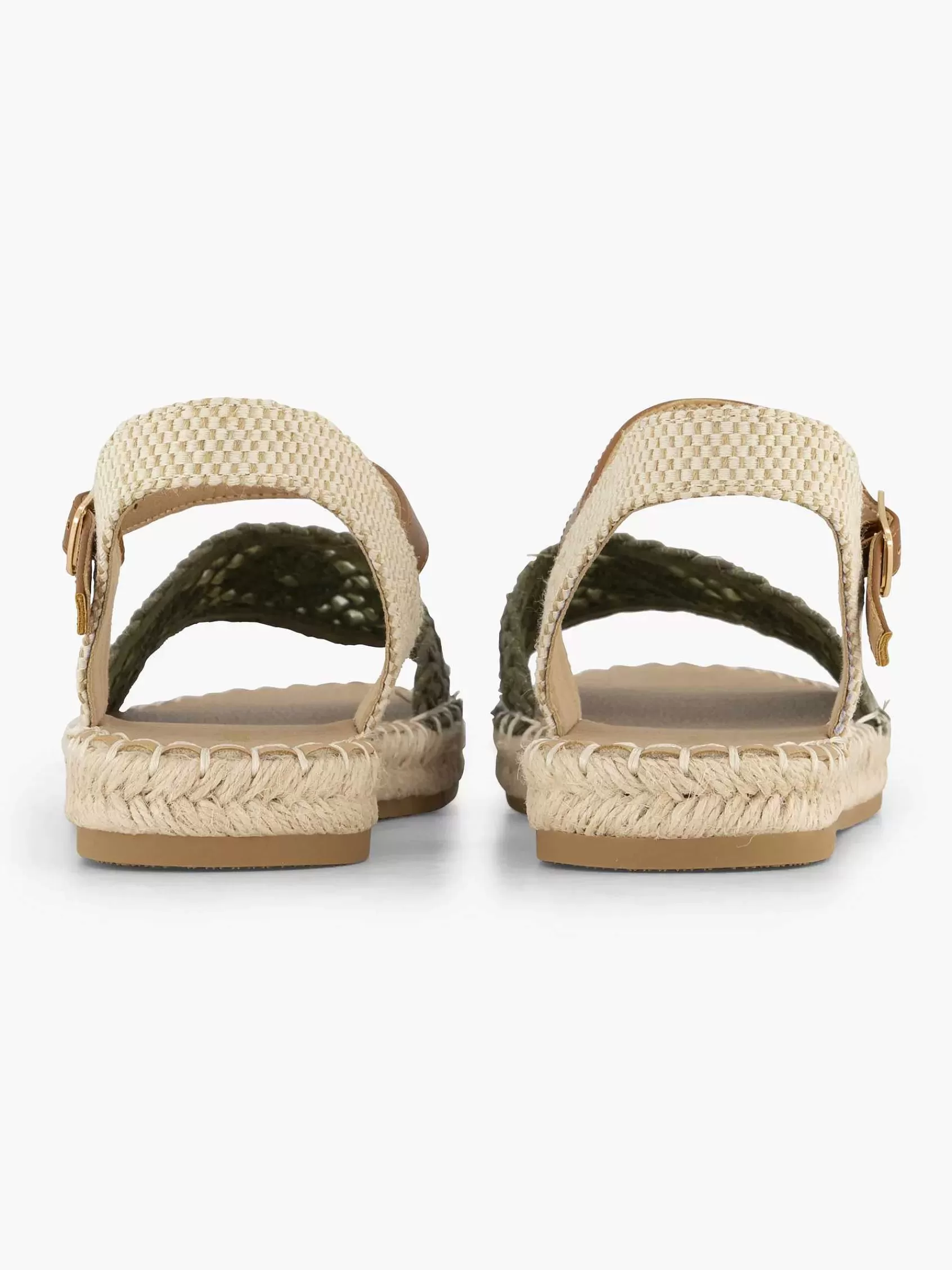 Dames Graceland Sandalen-Khaki Sandaal