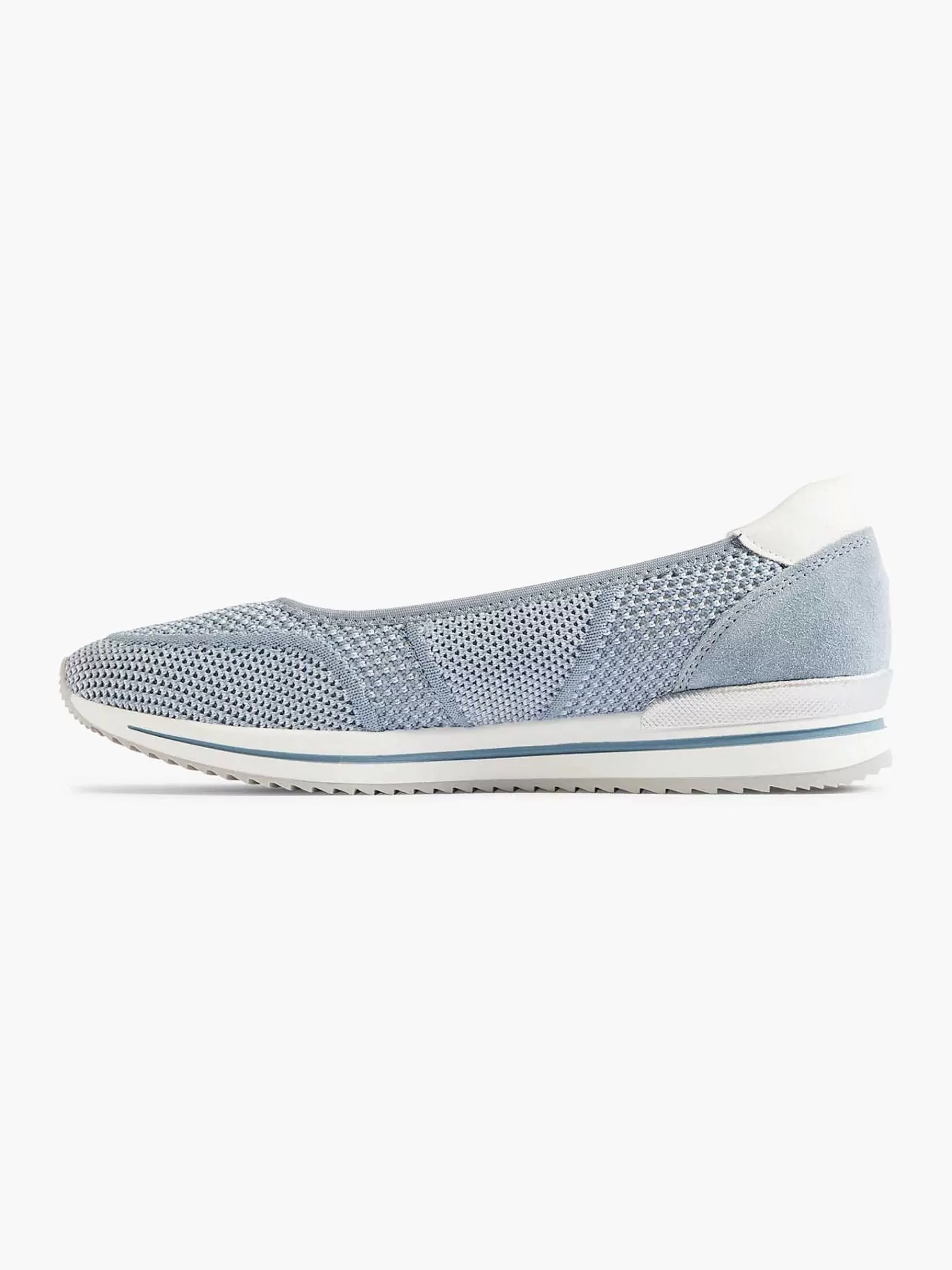 Dames Medicus Comfort Schoenen-Lichtblauwe Comfort Instapper