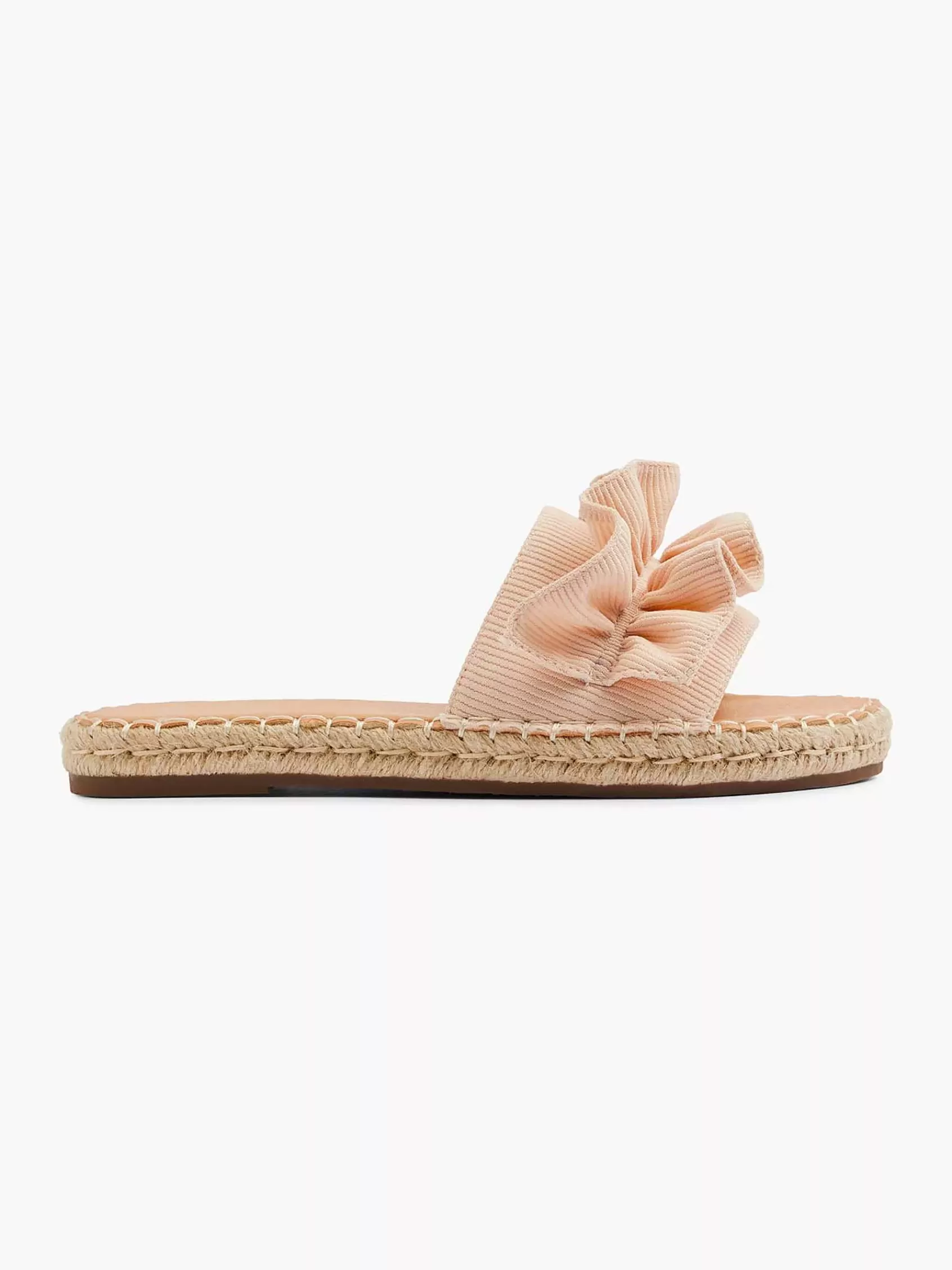 Dames Graceland Slippers-Lichtoranje Slipper Roesjes