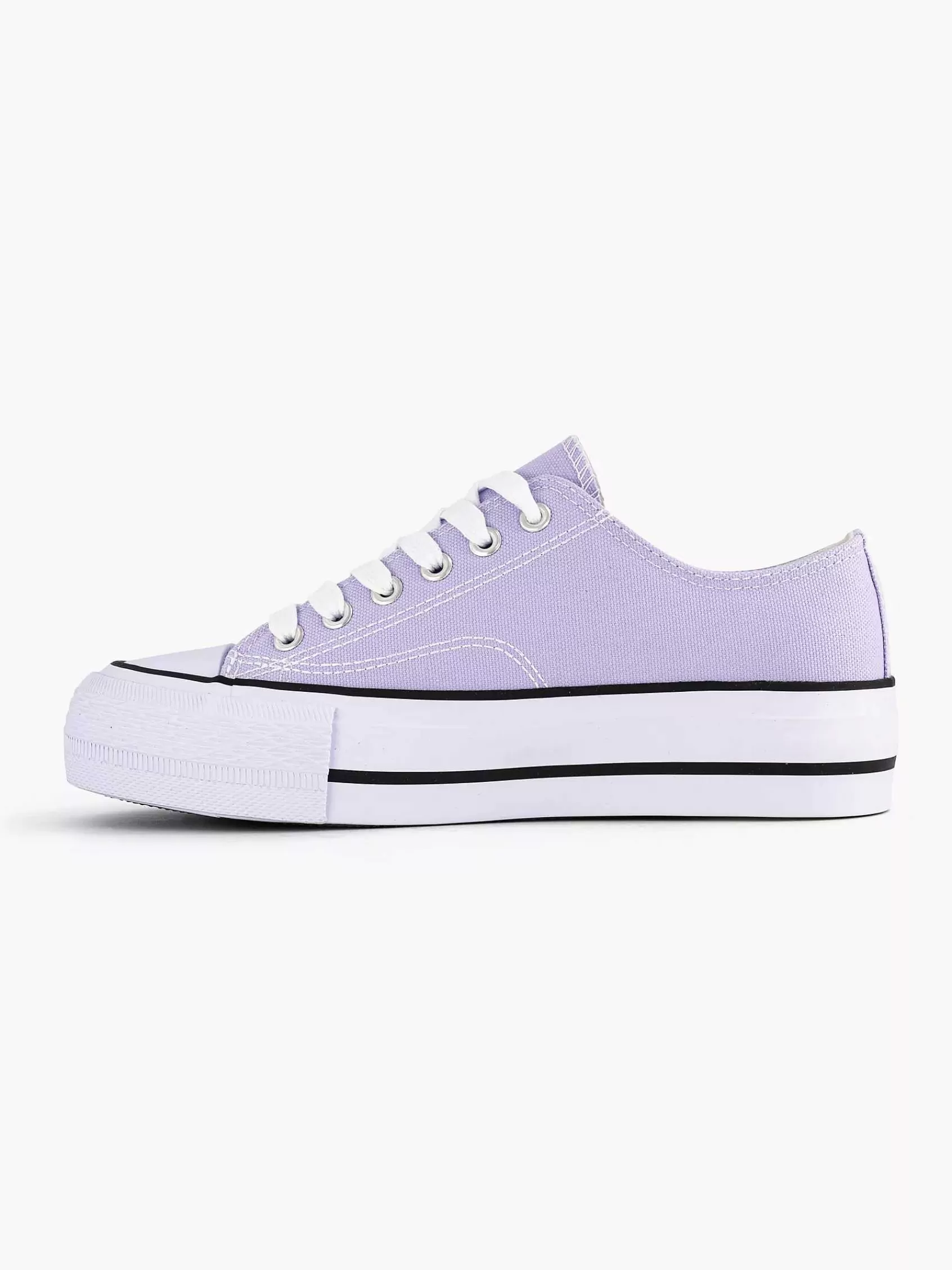 Dames Graceland Sneakers-Lila Canvas Sneaker