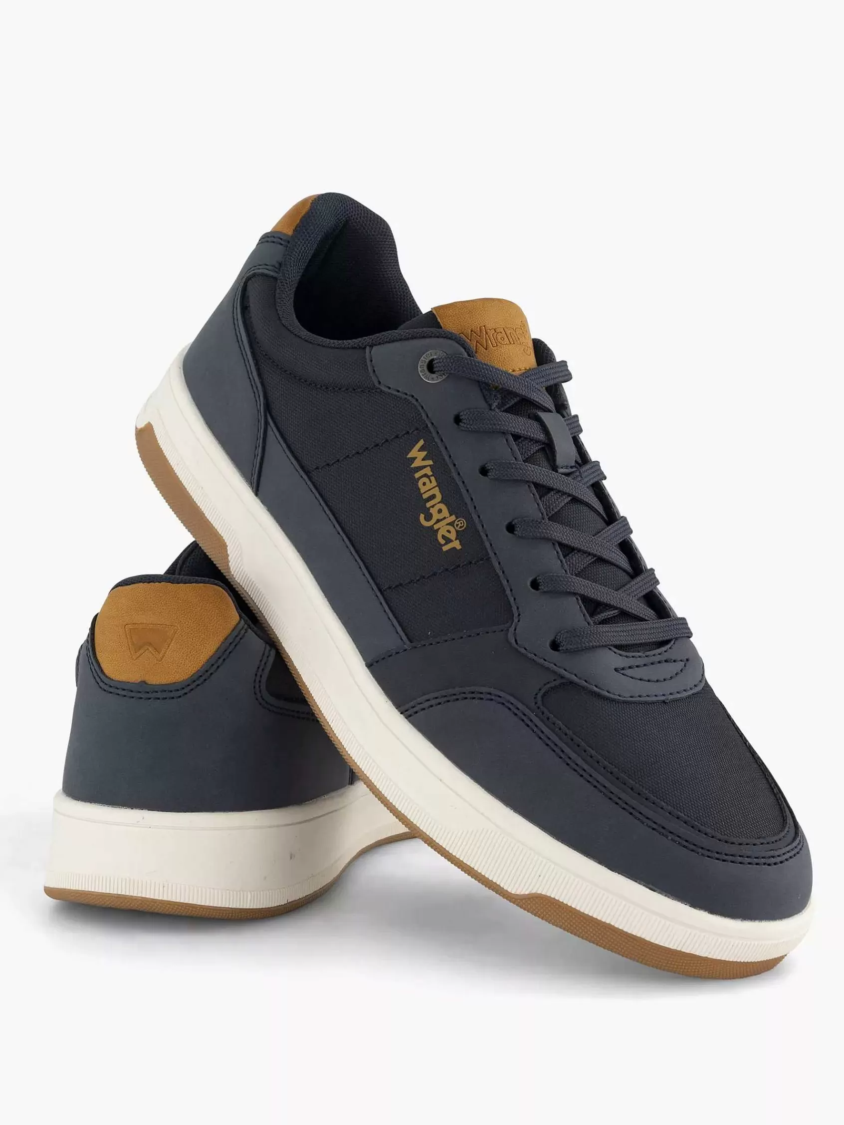 Heren Wrangler Sneakers-Marine Blauwe Sneaker