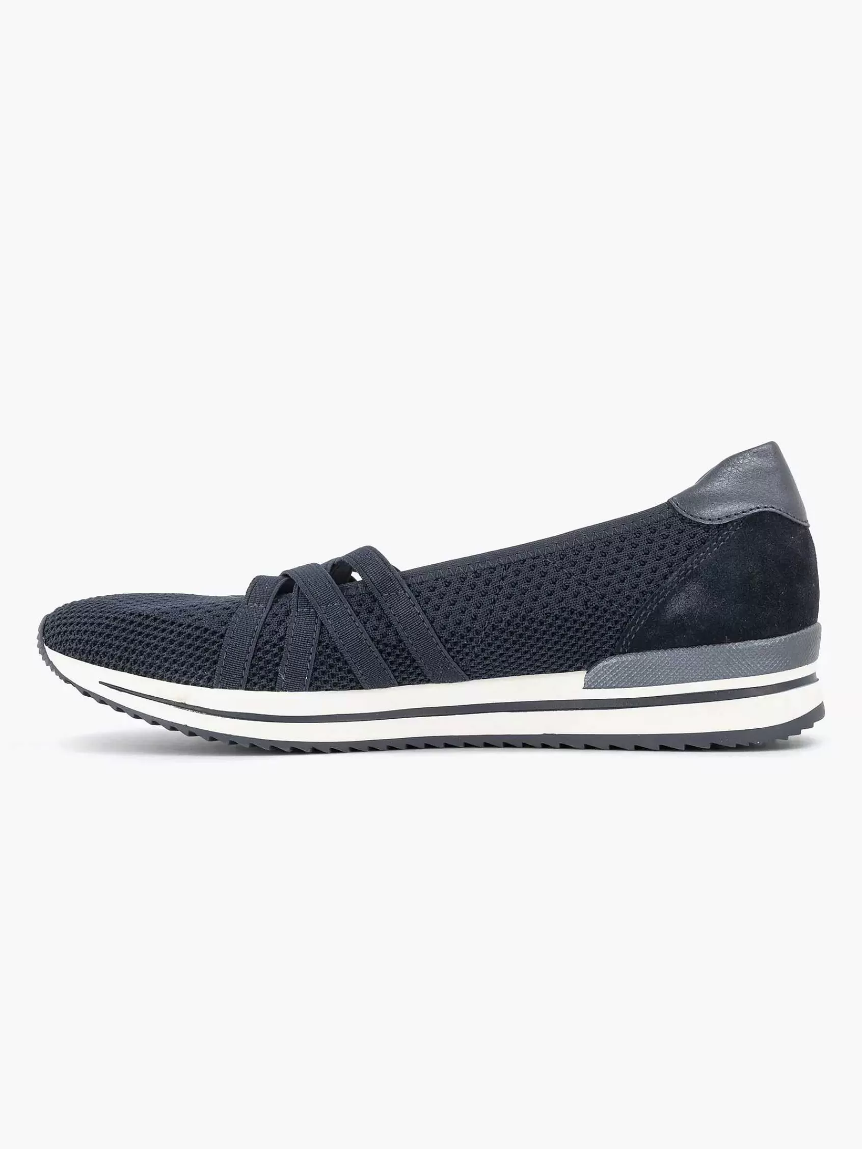 Dames Medicus Comfort Schoenen-Marineblauwe Comfort Instapper