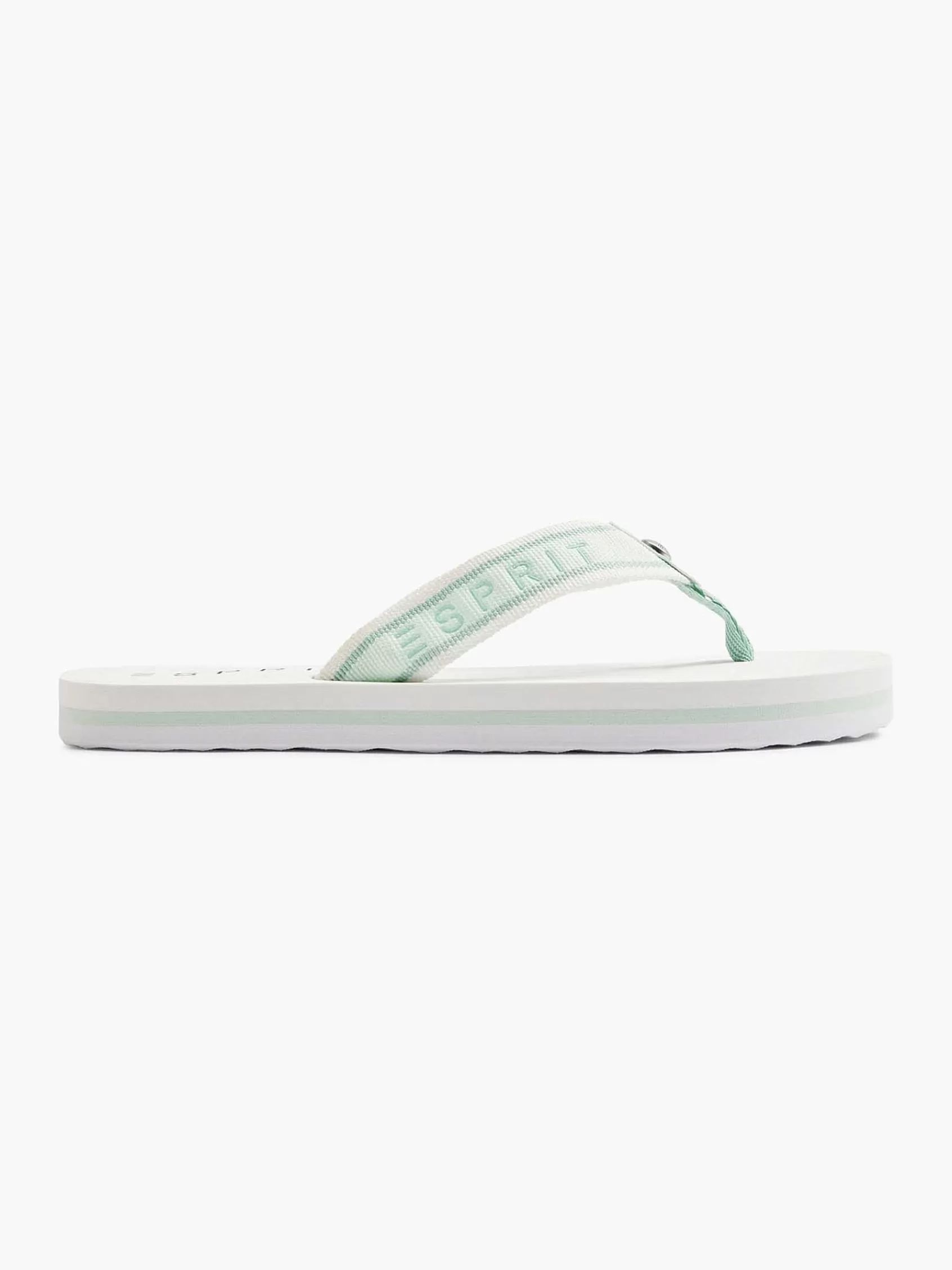 Dames Esprit Sandalen-Mintgroene Teenslipper