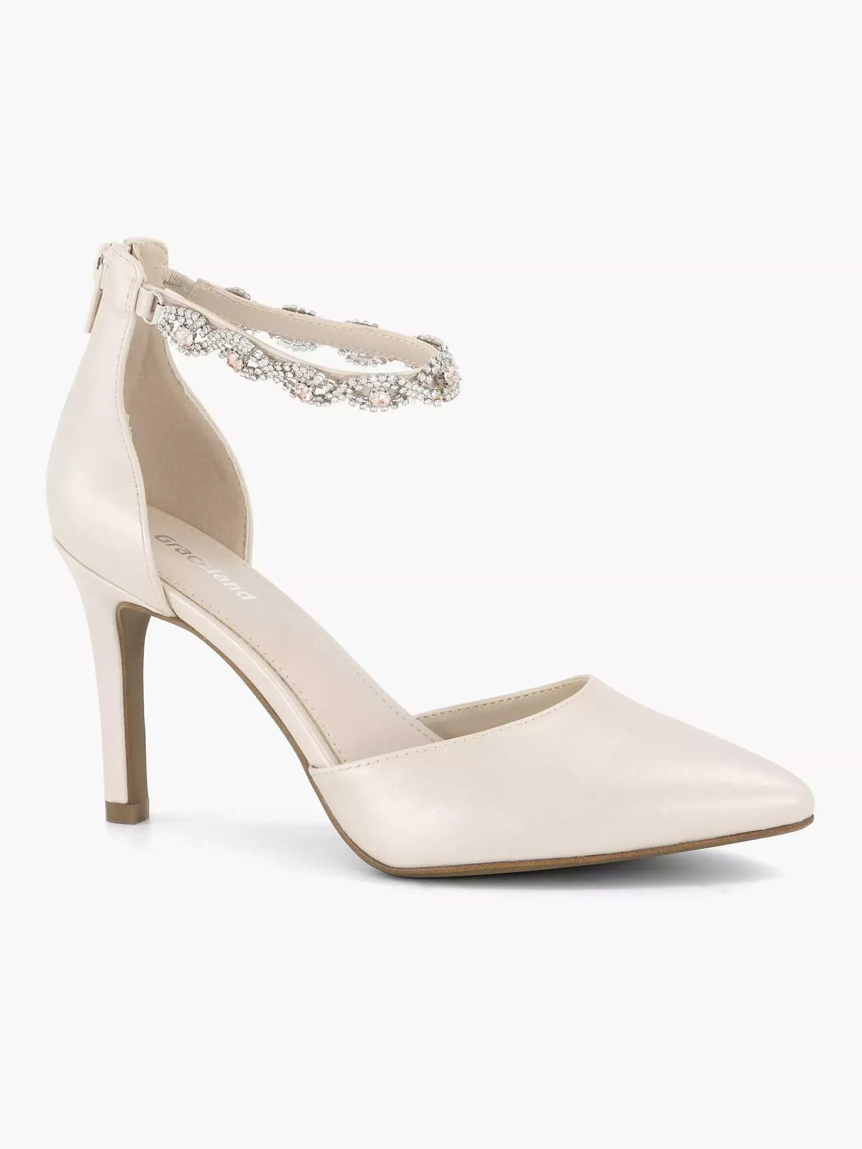 Dames Graceland Pumps-Nude Pump Sierstenen