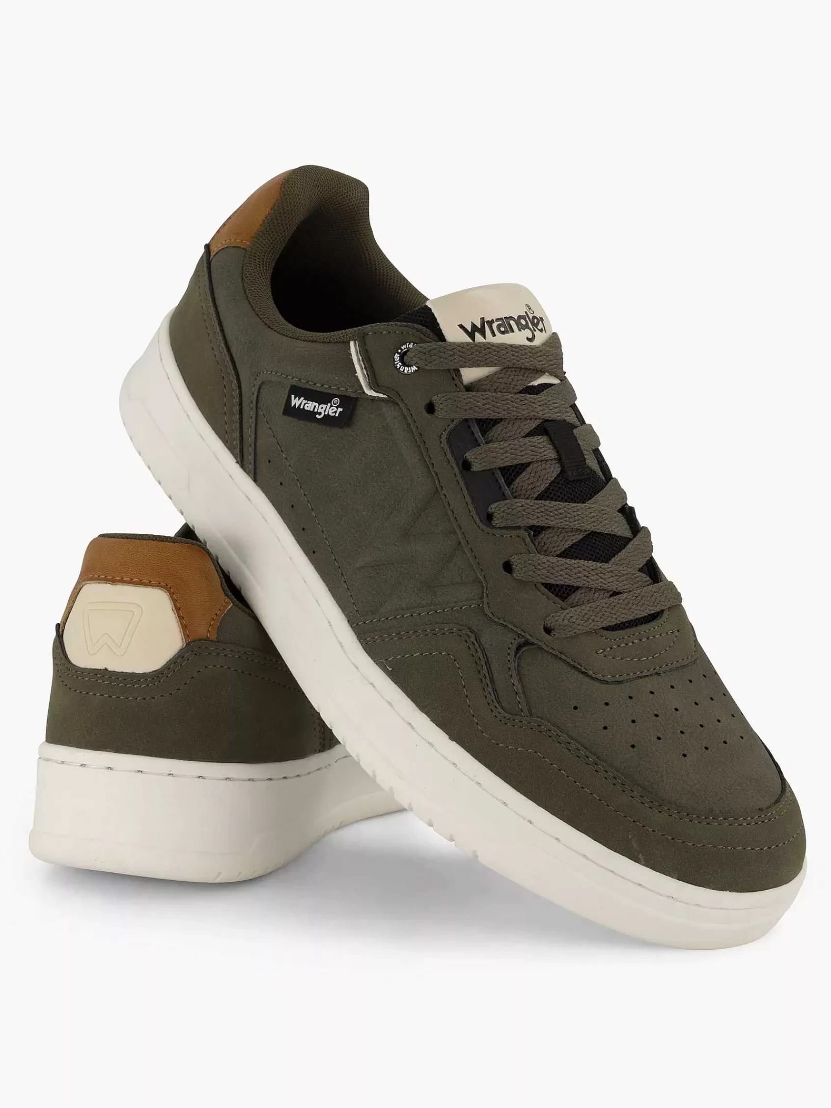 Heren Wrangler Sneakers-Olijf Sneaker