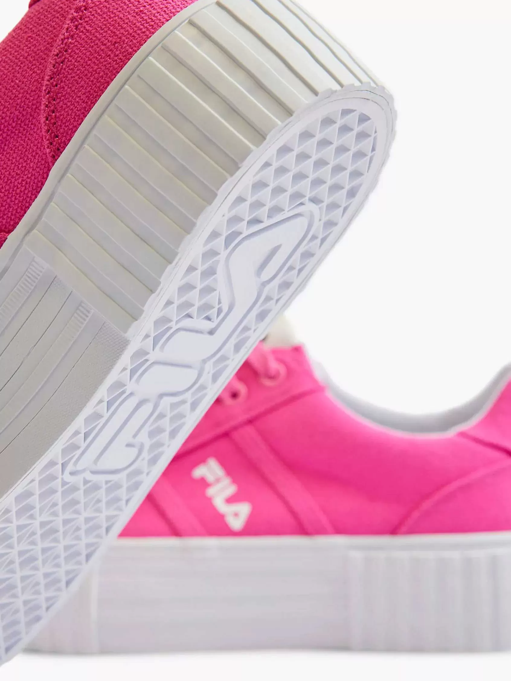 Dames FILA Sneakers-Roze Platform Canvas Sneaker