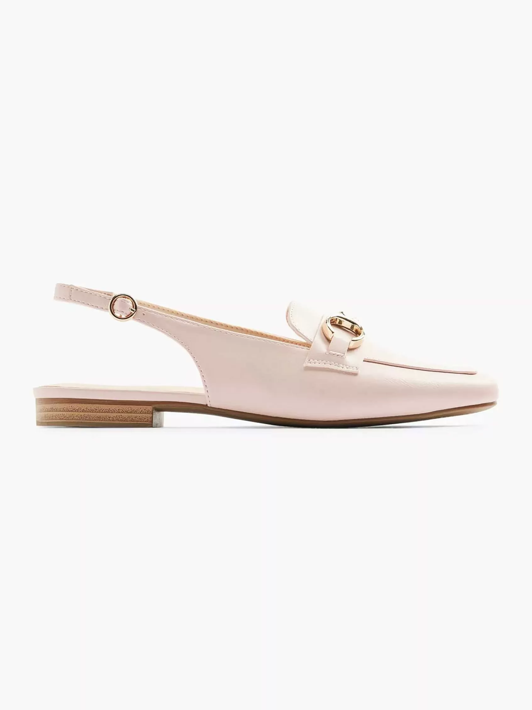 Dames Graceland Pumps-Roze Slingback Sierketting