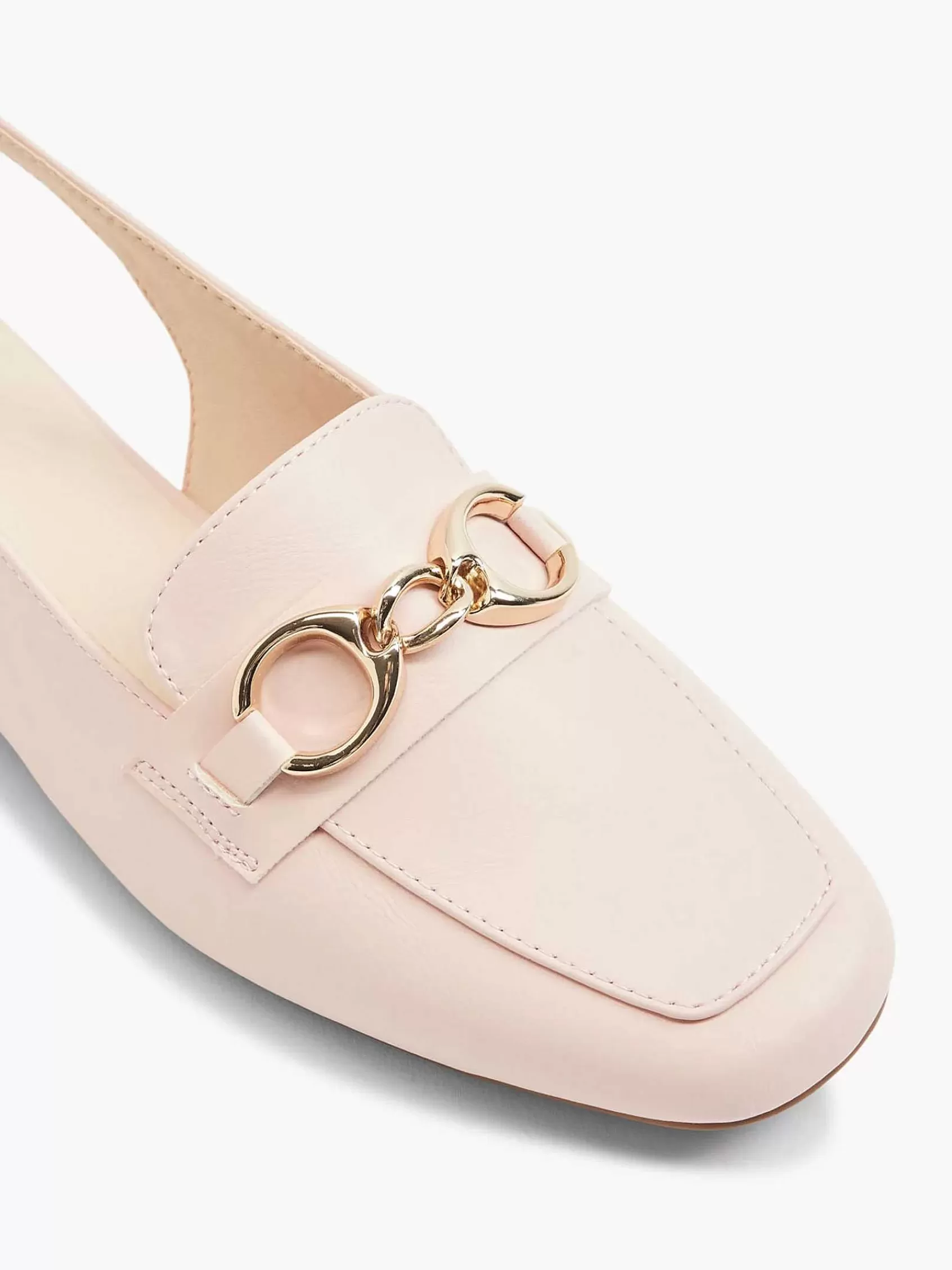 Dames Graceland Pumps-Roze Slingback Sierketting