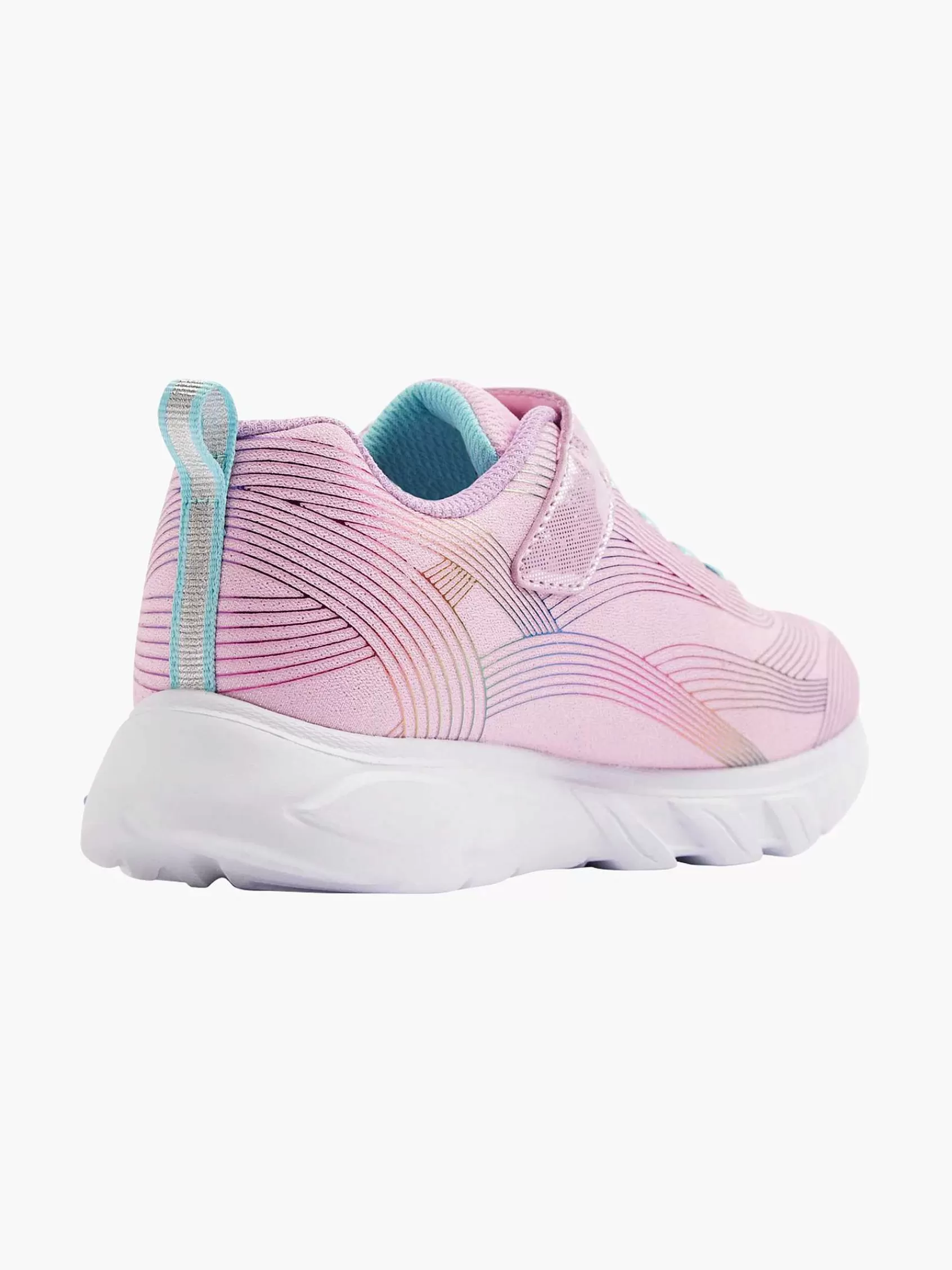 Kinderen Skechers Babyschoenen-Roze Sneaker Lichtjes