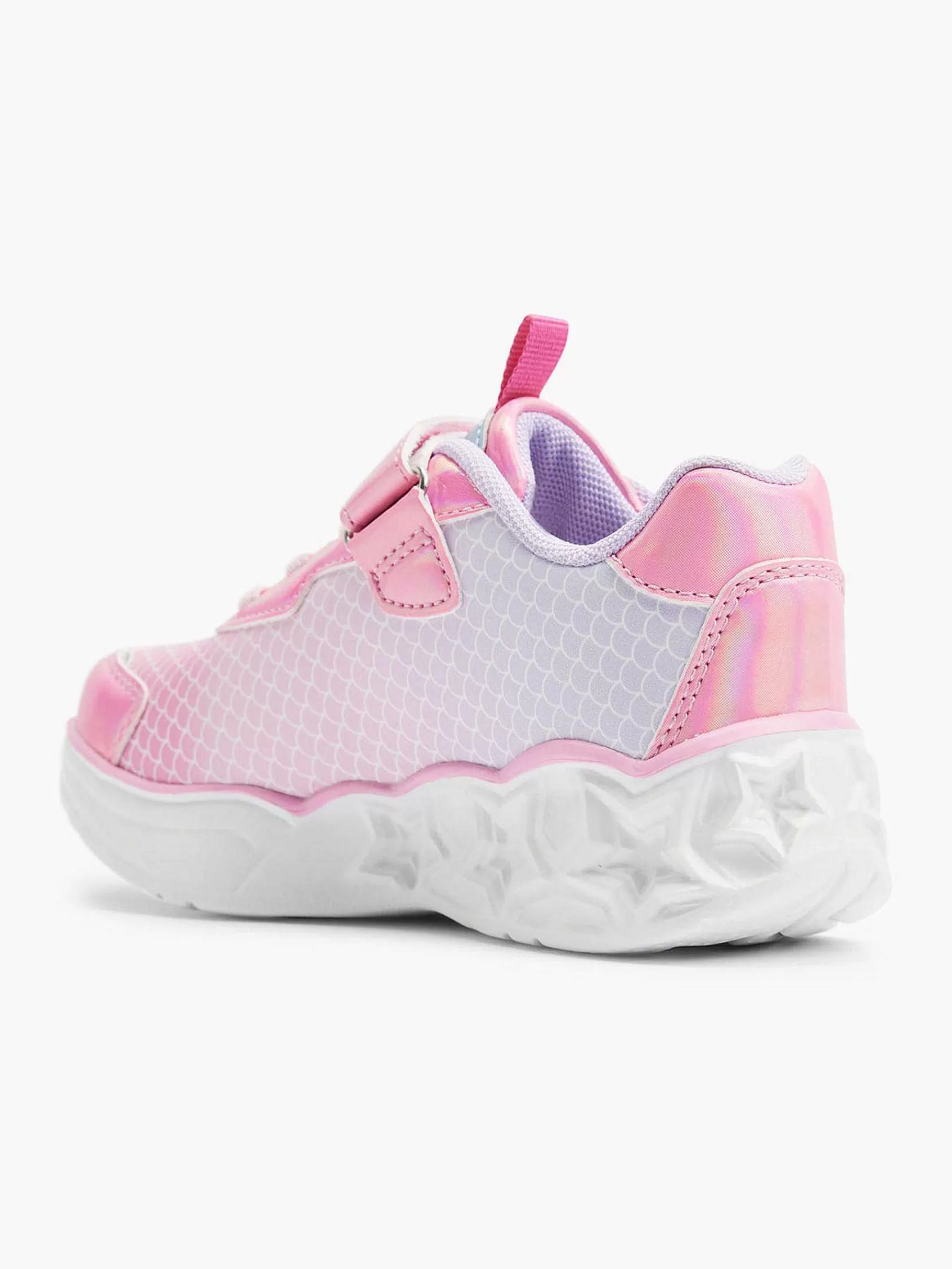 Kinderen Graceland Jongensschoenen-Roze Sneaker Met Lichtjes Zeemeermin