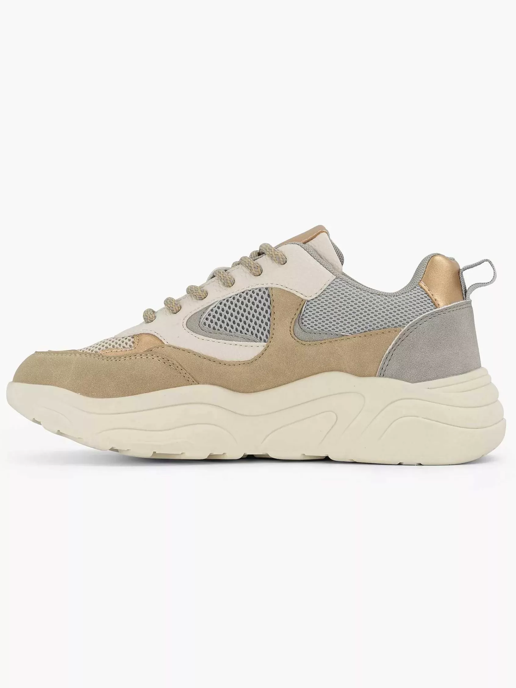 Dames Oxmox Sneakers-Taupe Chunky Sneaker