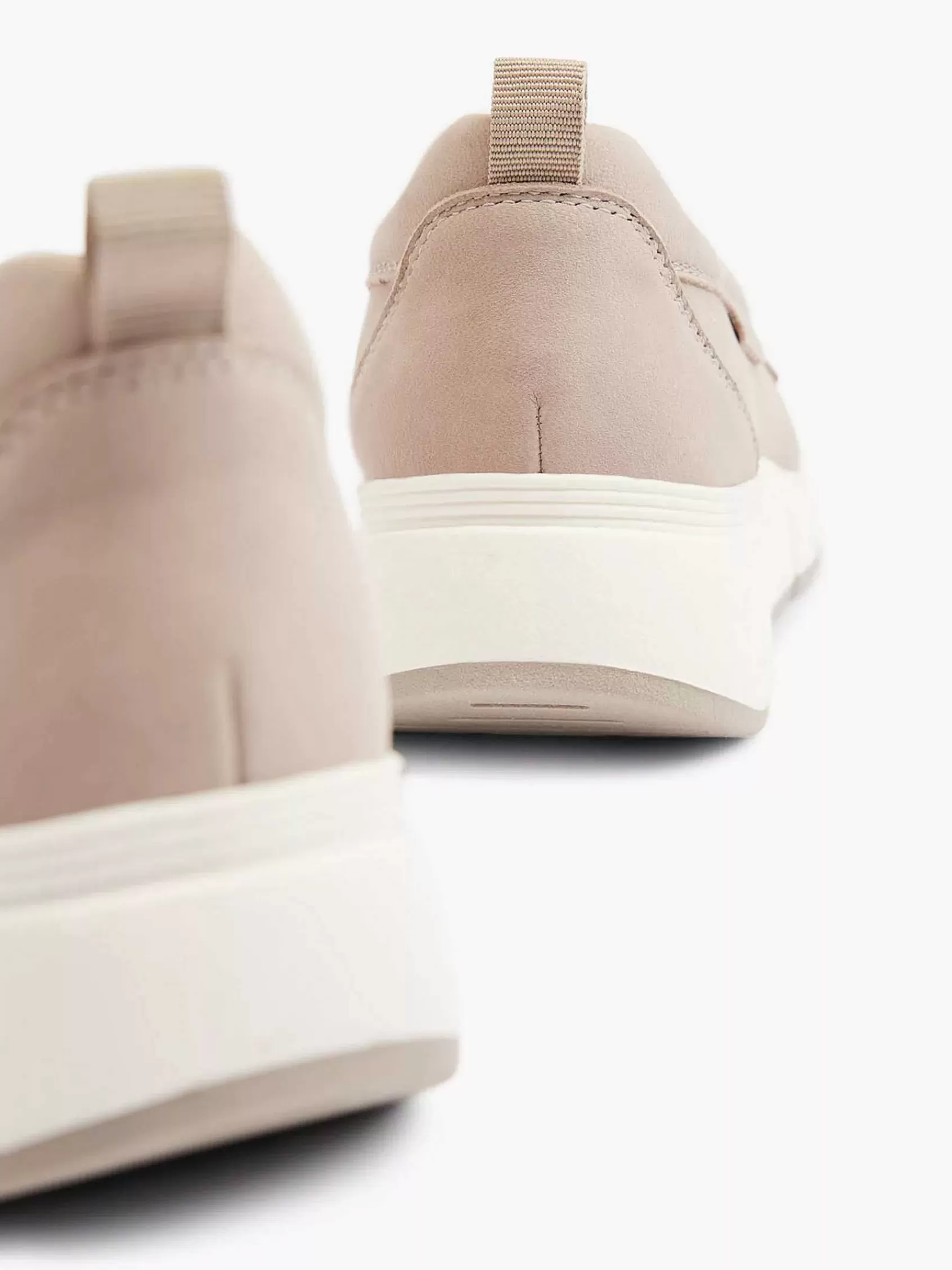 Dames Medicus Comfort Schoenen-Taupe Leren Comfort Instapper