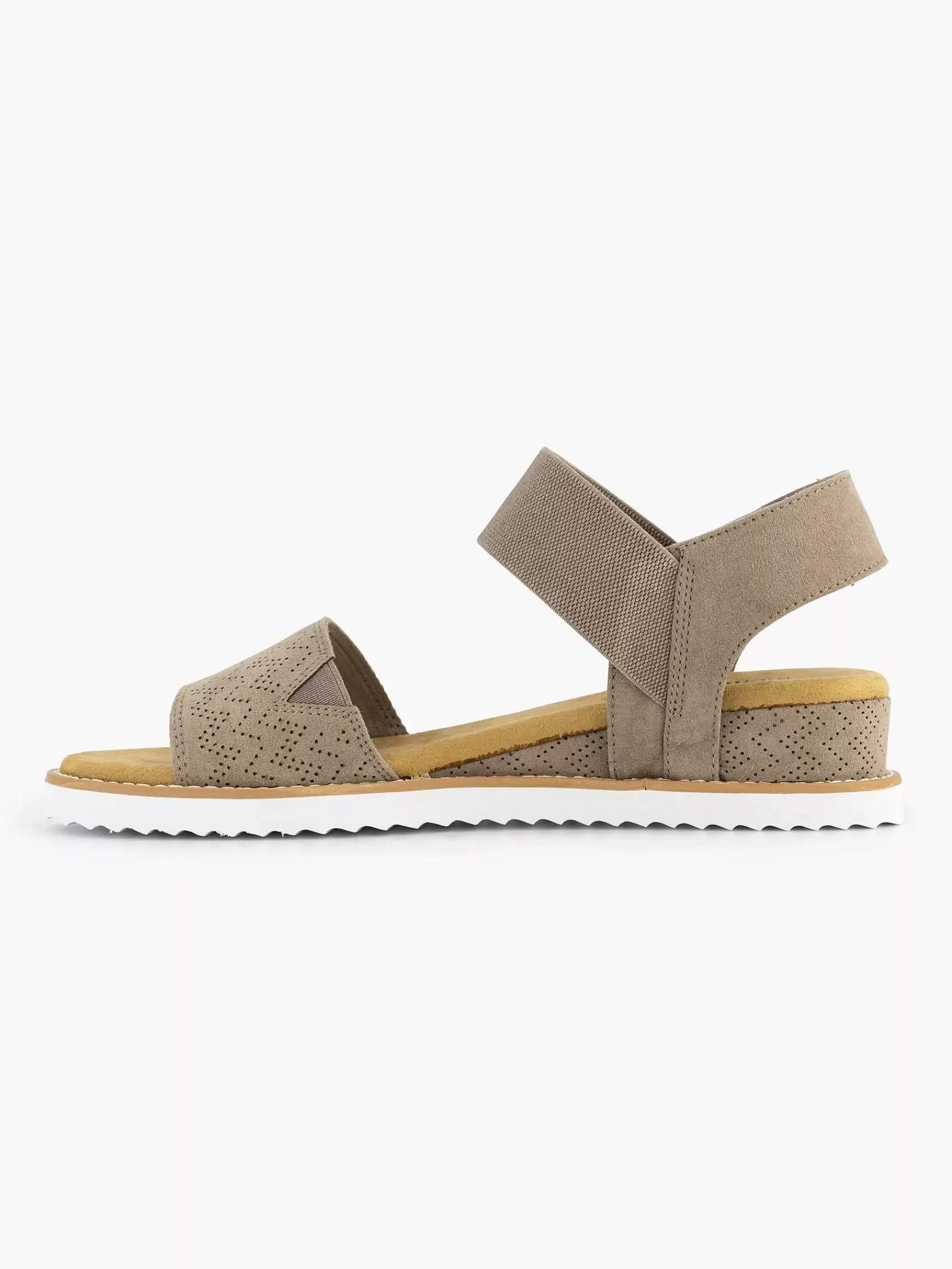 Dames Skechers Sandalen-Taupe Sandaal