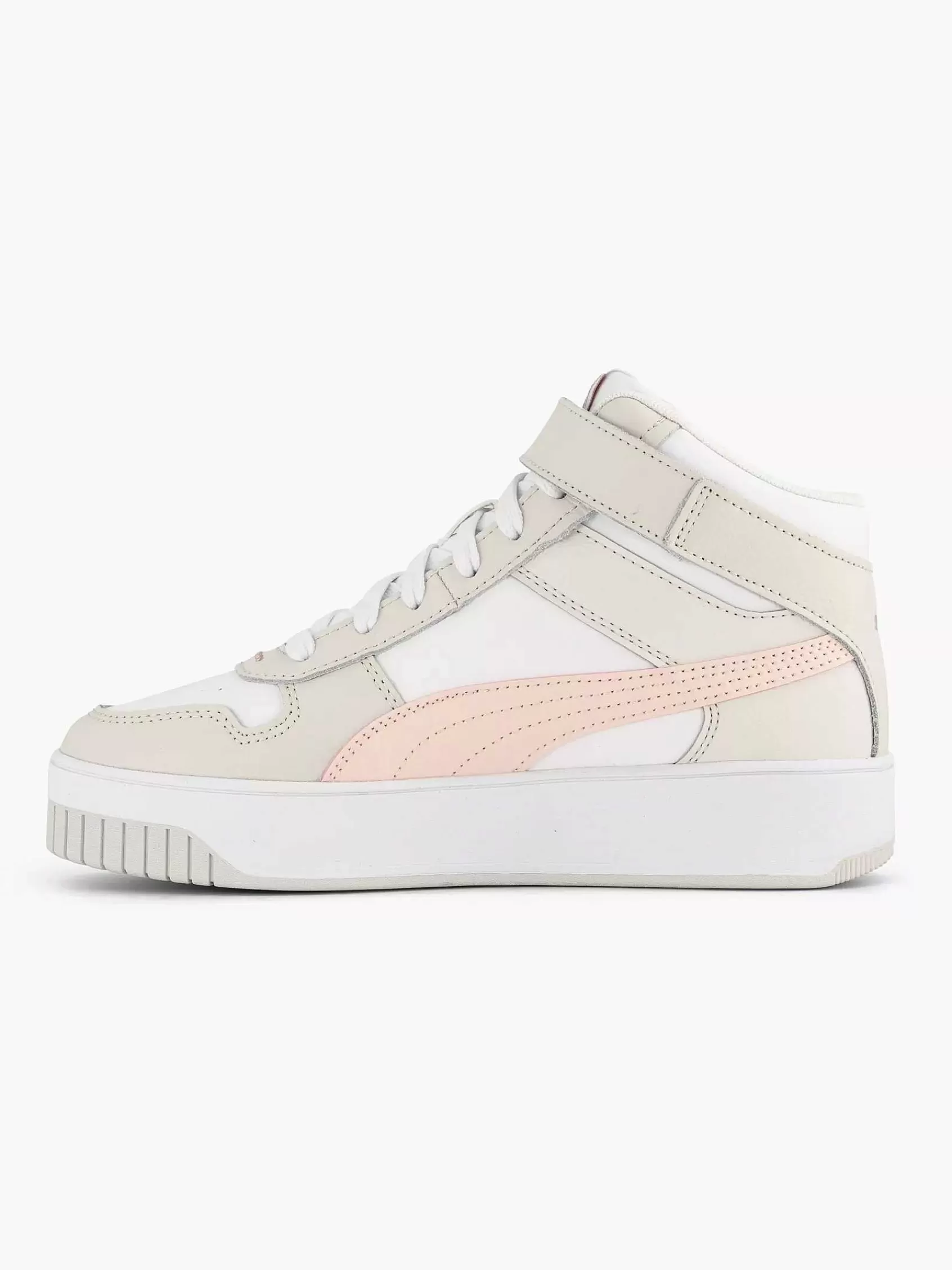 Dames Puma Sneakers-Witte Carina Street Mid