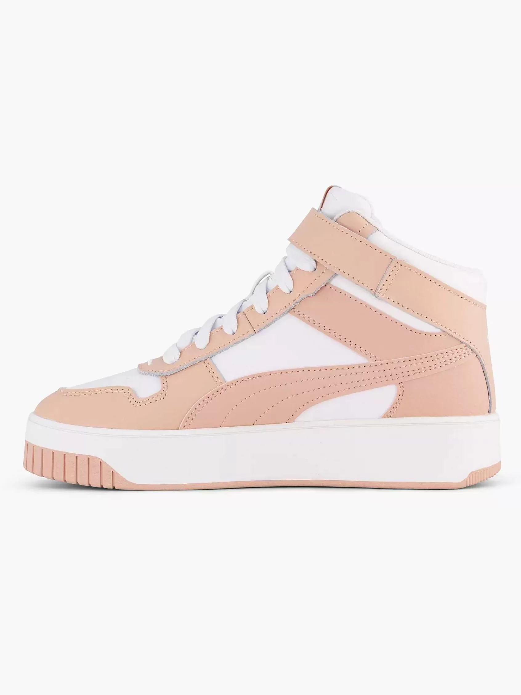 Dames Puma Sneakers-Witte Carina Street Mid