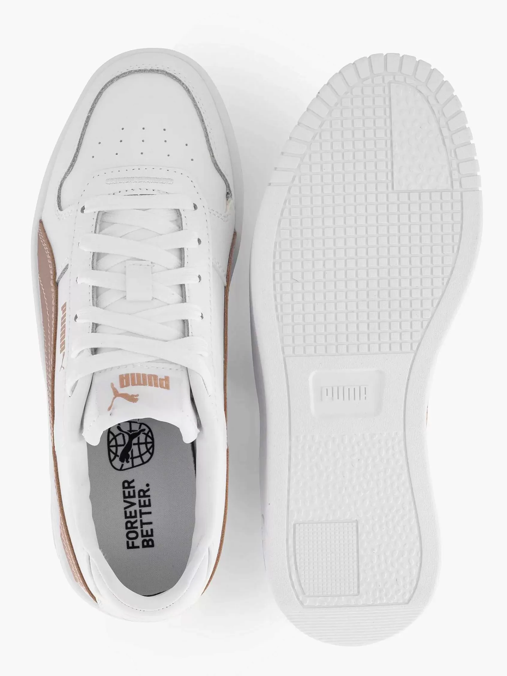 Dames Puma Sneakers-Witte Carina Street Rose