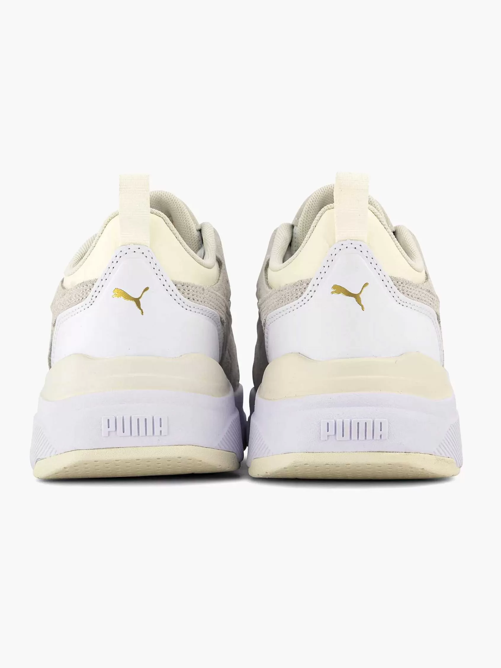 Dames Puma Sneakers-Witte Cassia Laser Cut