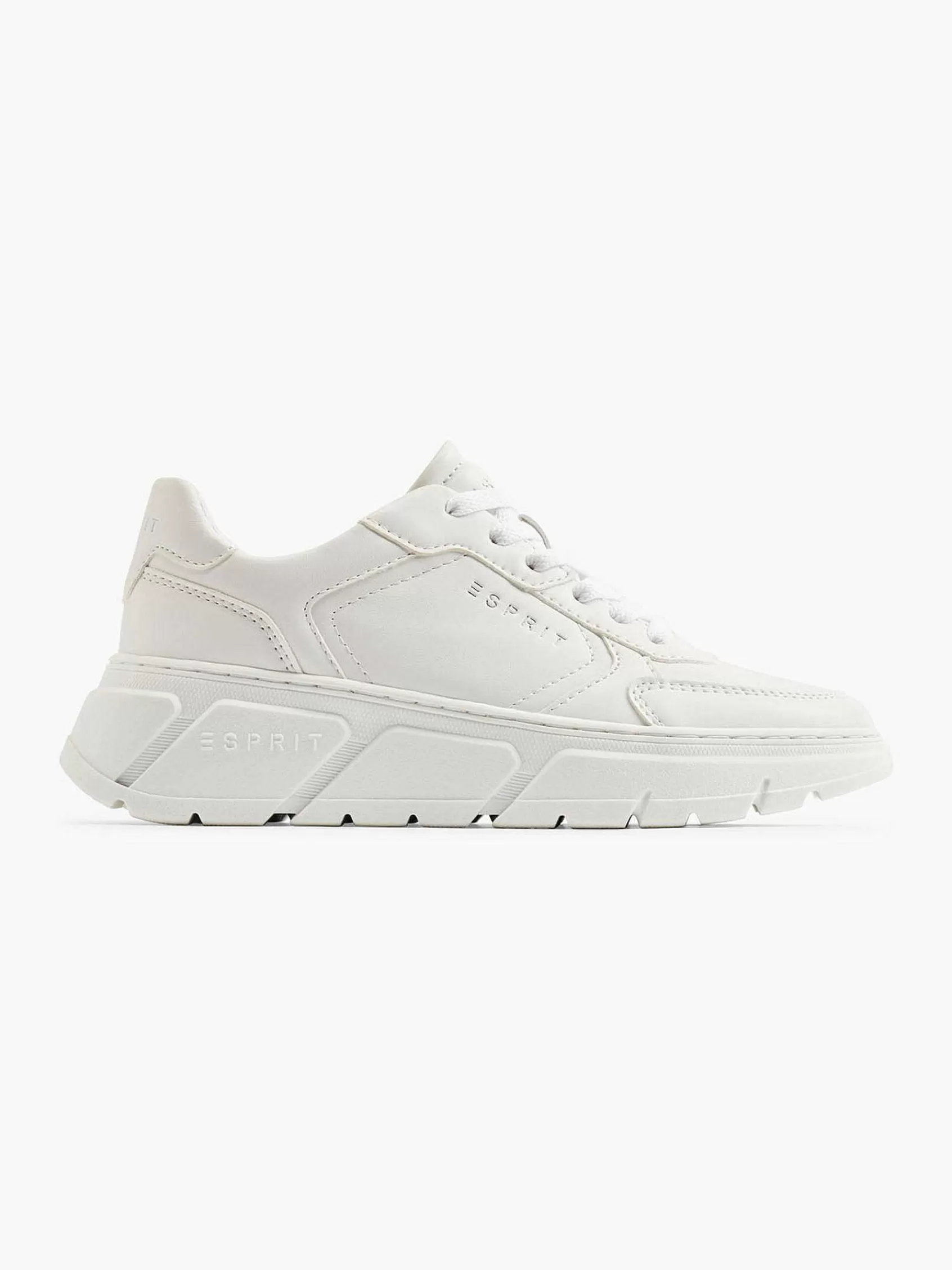 Dames Esprit Sneakers-Witte Chunky Sneaker