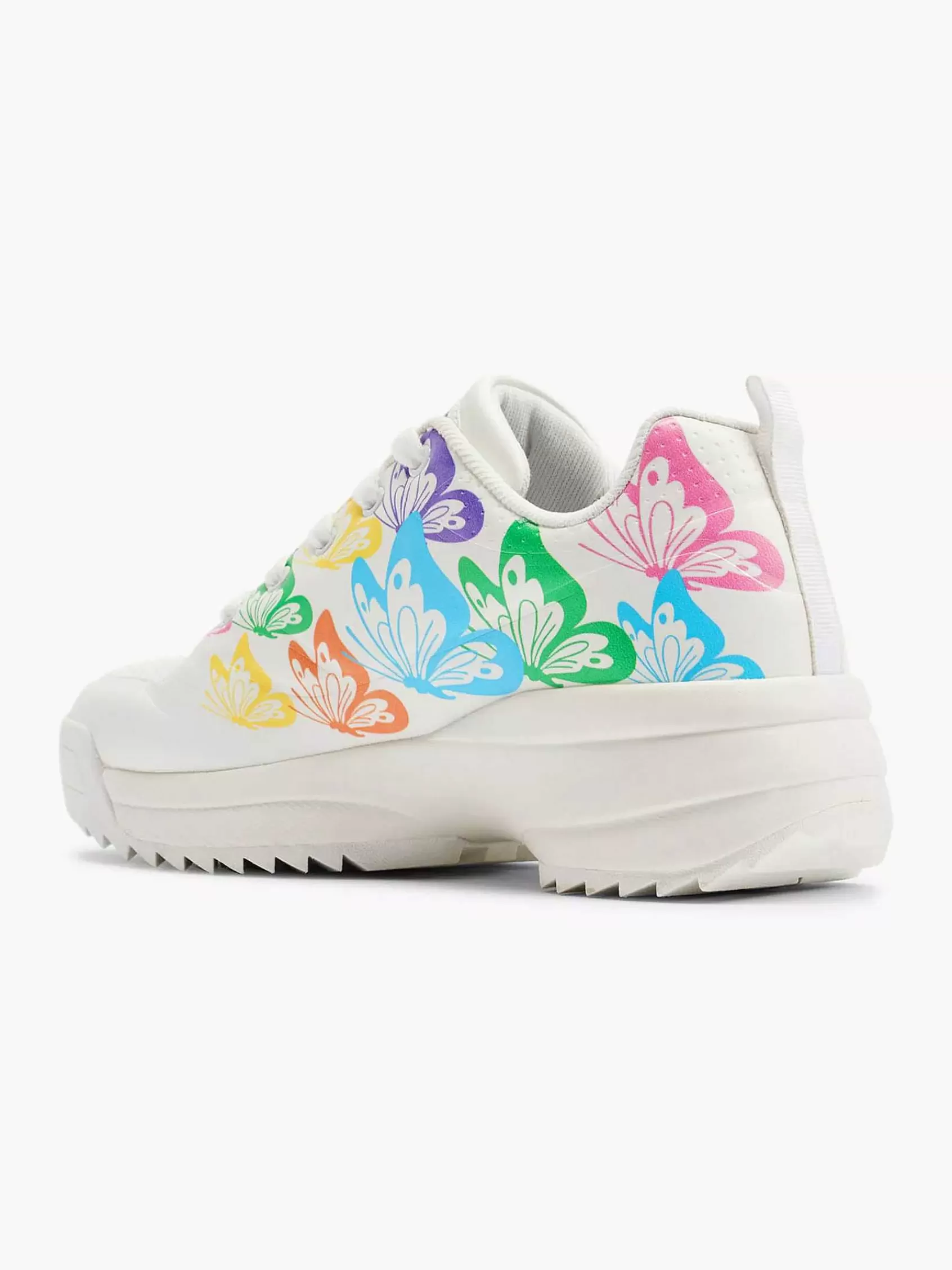 Dames FILA Sneakers-Witte Chunky Sneaker Vlinders