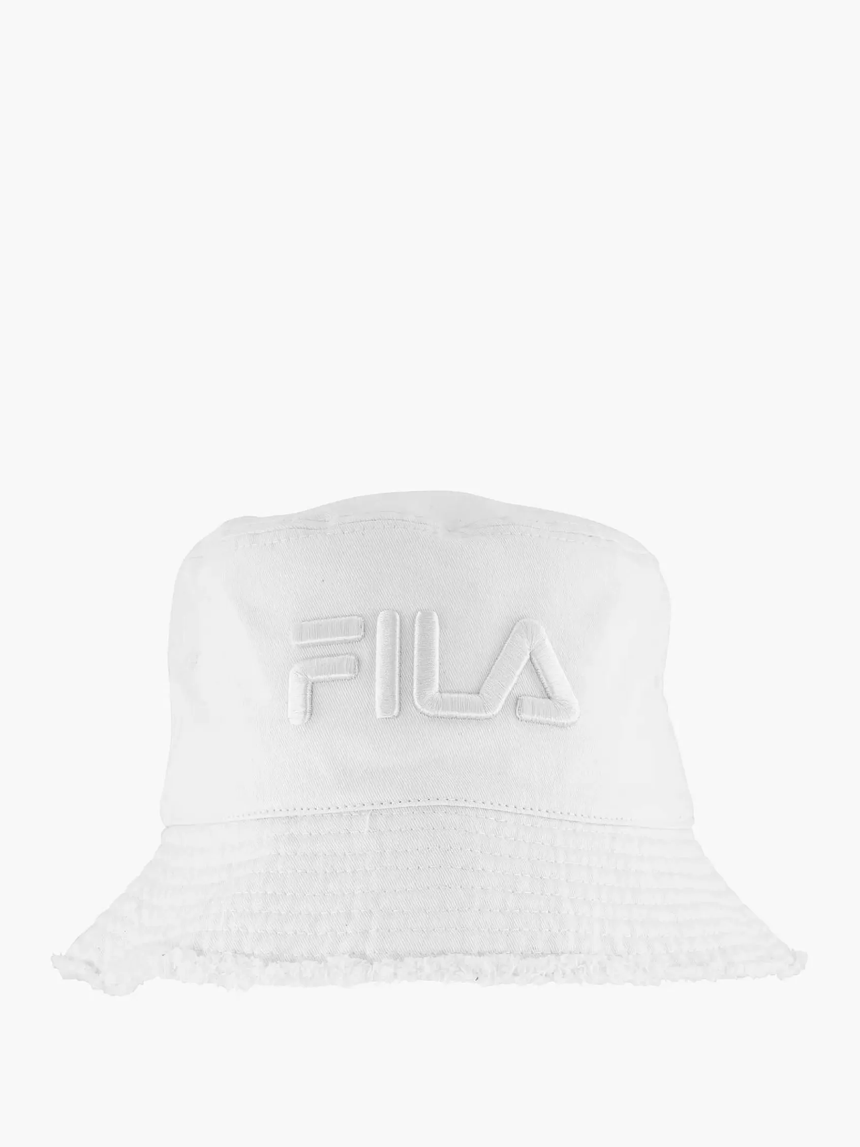 Dames FILA Online Exclusive Accessoires-Witte Bucket Hat Mit