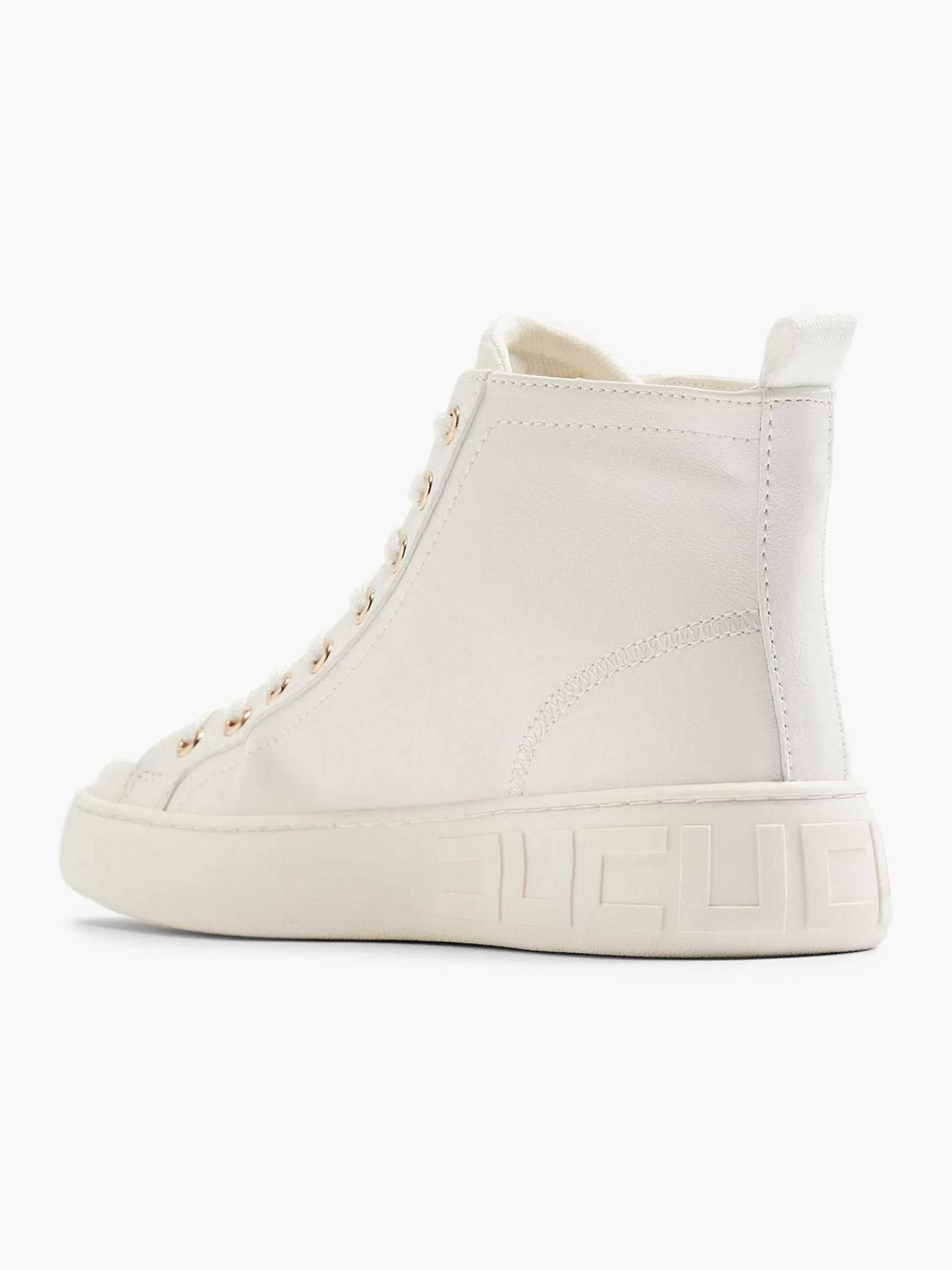 Dames Graceland Sneakers-Witte Hoge Sneaker