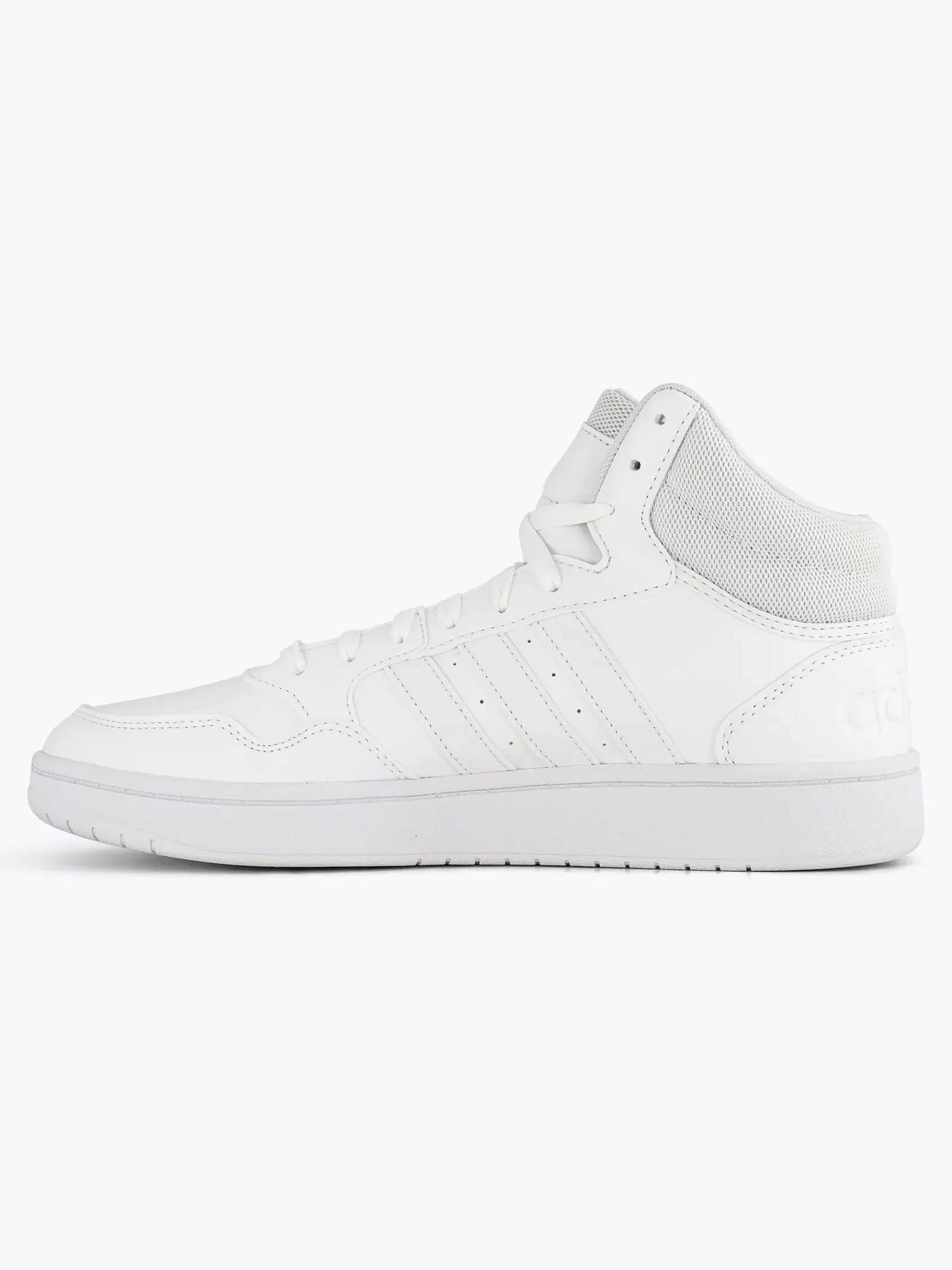 Heren adidas Sneakers-Witte Hoops 3.0 Mid