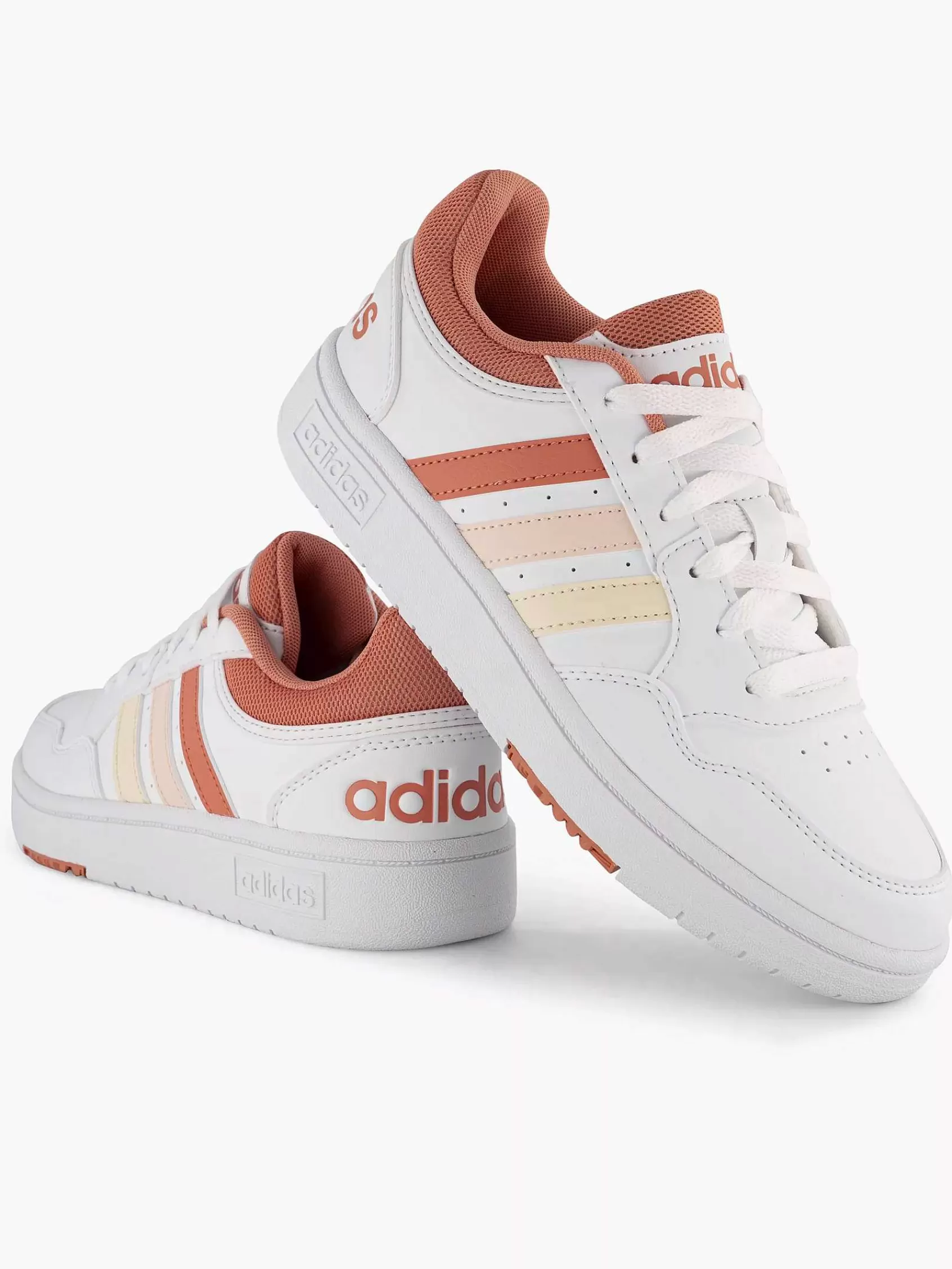 Dames adidas Sneakers-Witte Hoops 3.0 W