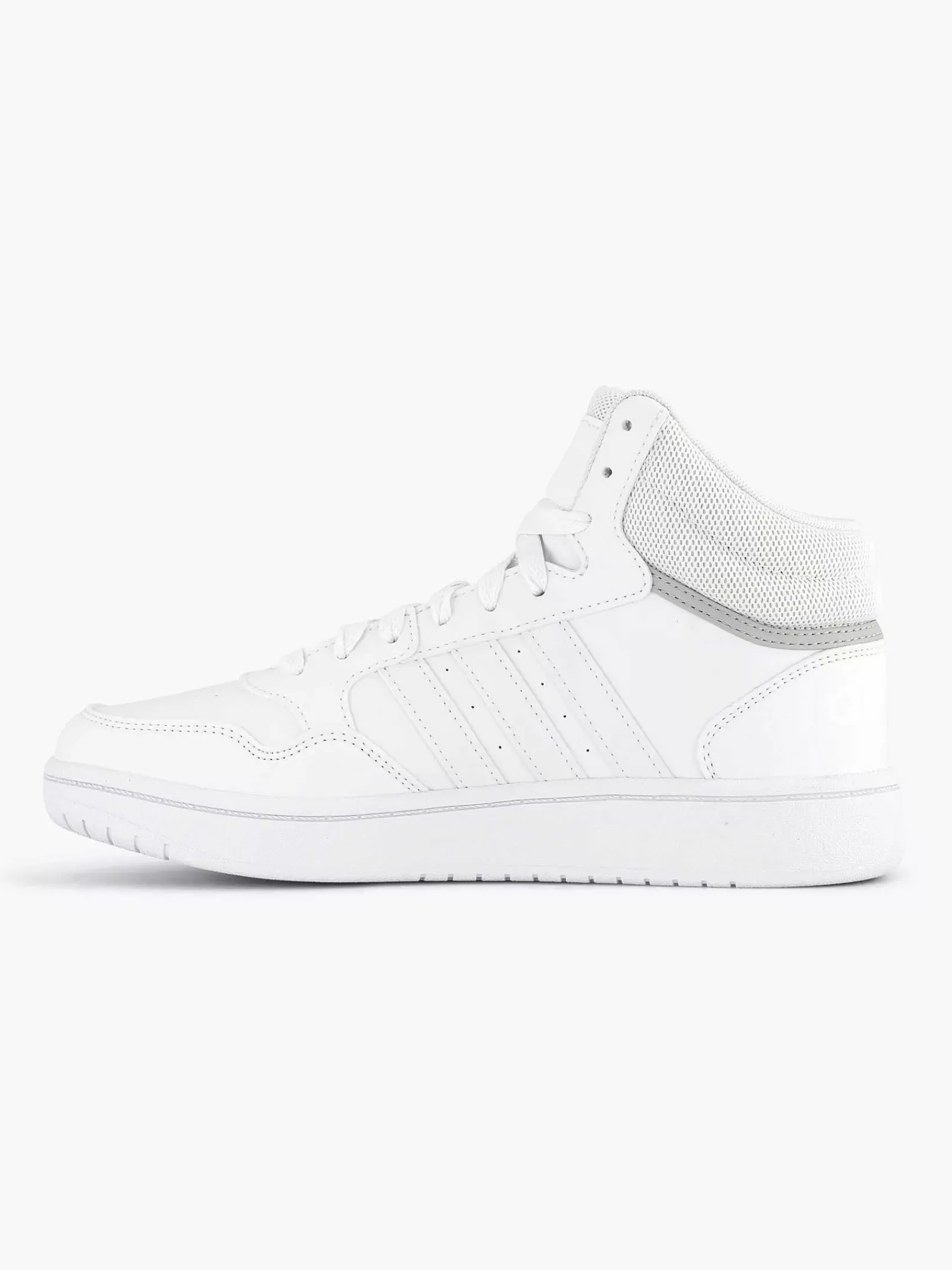 Kinderen adidas Jongensschoenen-Witte Hoops Mid 3.0 K