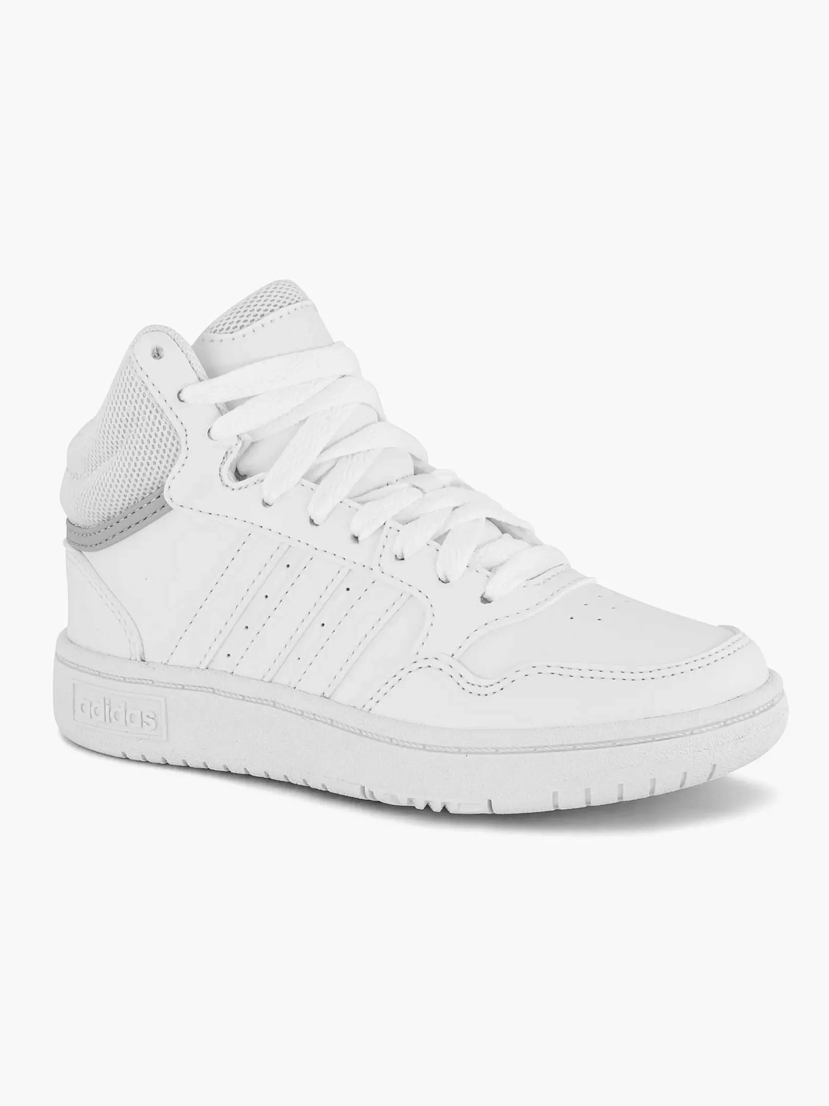 Kinderen adidas Jongensschoenen-Witte Hoops Mid 3.0 K