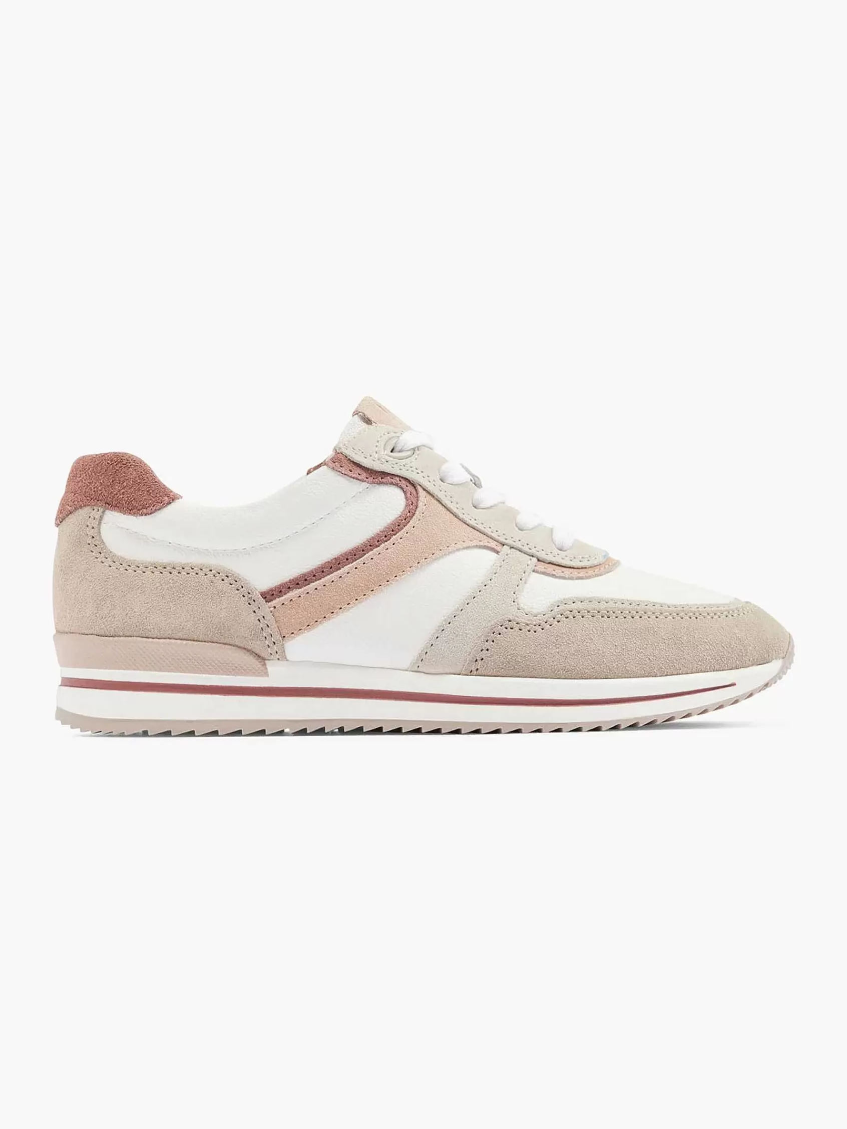 Dames Medicus Comfort Schoenen-Witte Leren Comfort Sneaker