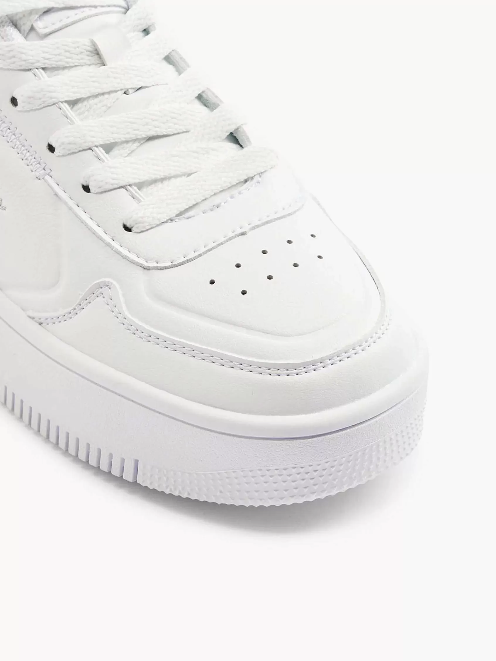 Dames Champion Sneakers-Witte Low Cut Shoe Rebound Platform