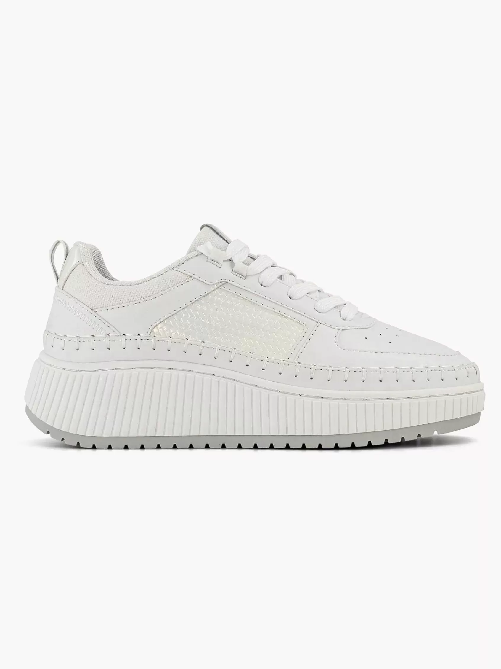 Dames Oxmox Sneakers-Witte Platform Sneaker