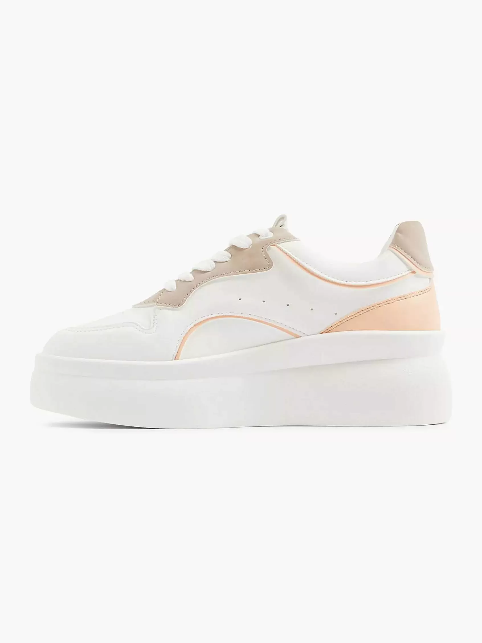 Dames Graceland Sneakers-Witte Platform Sneaker