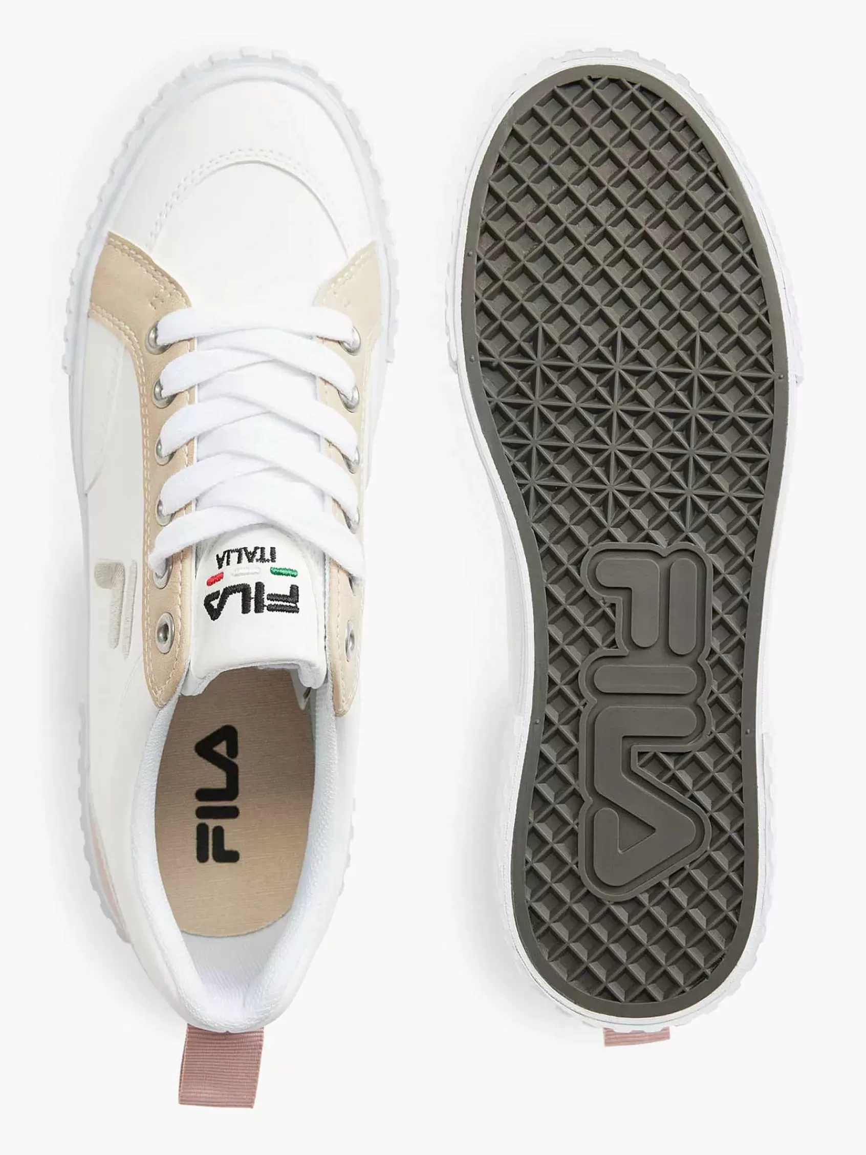 Dames FILA Sneakers-Witte Platform Sneaker