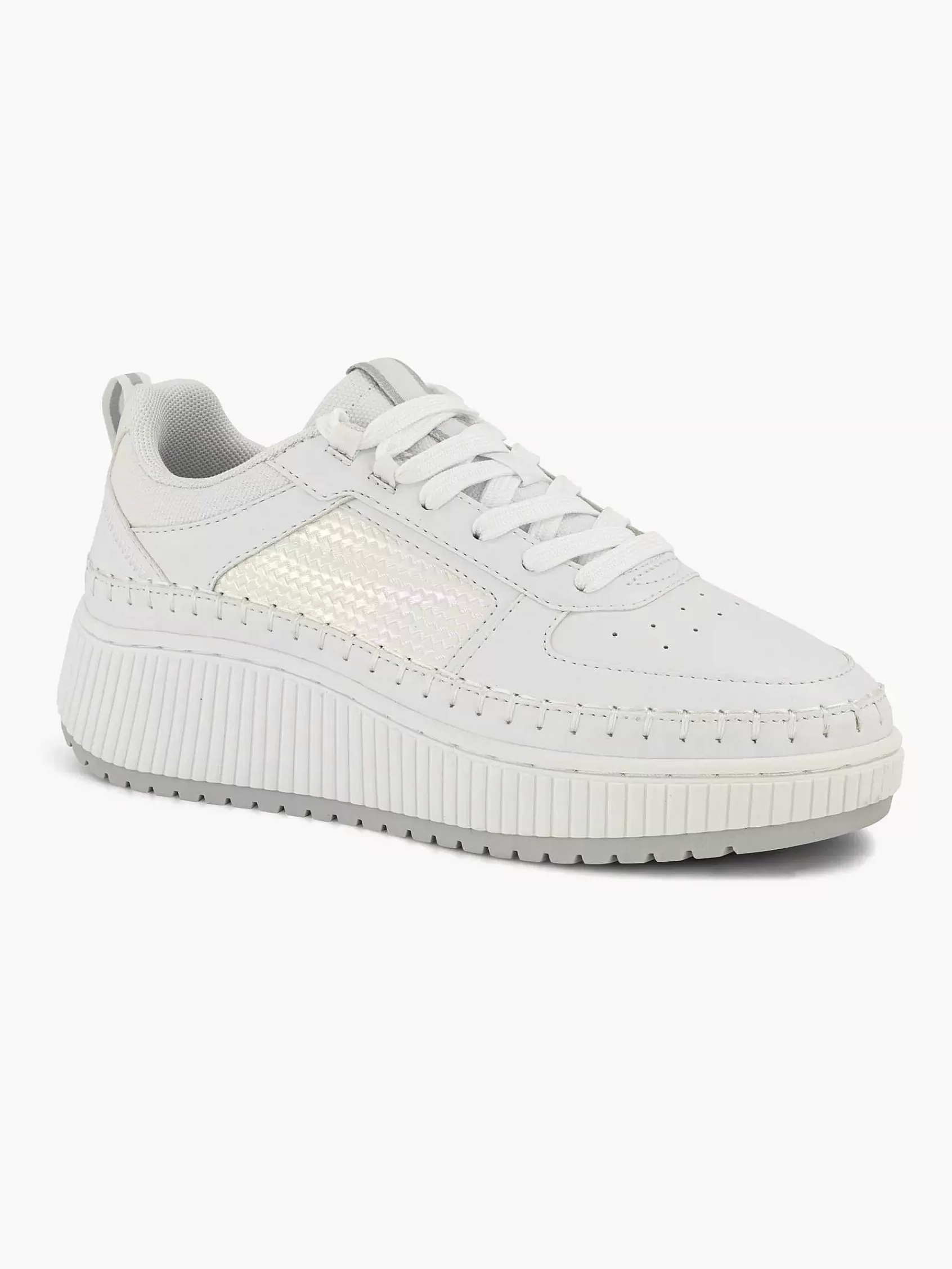 Dames Oxmox Sneakers-Witte Platform Sneaker