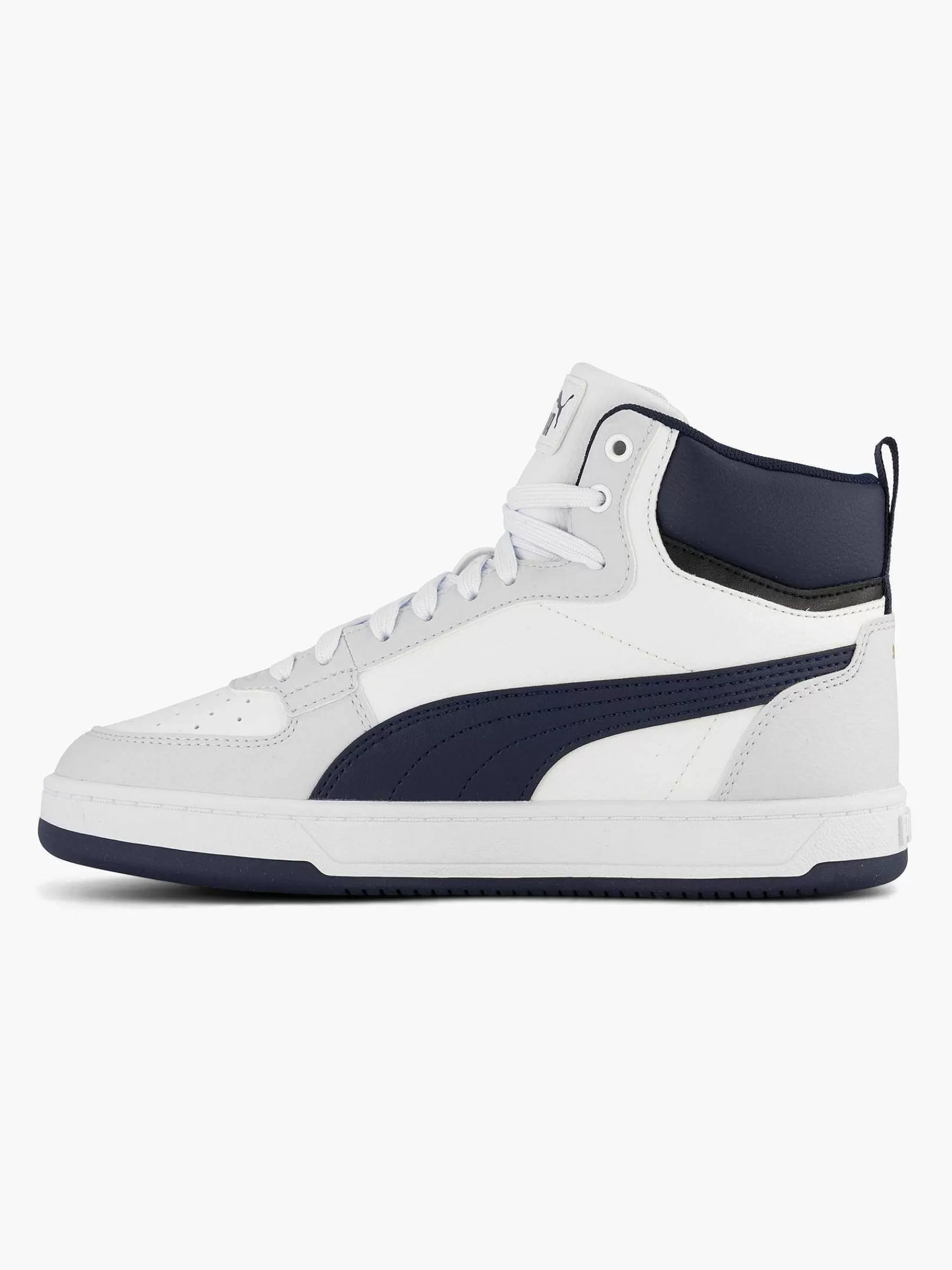 Kinderen Puma Jongensschoenen-Witte Caven 2.0 Mid Jr