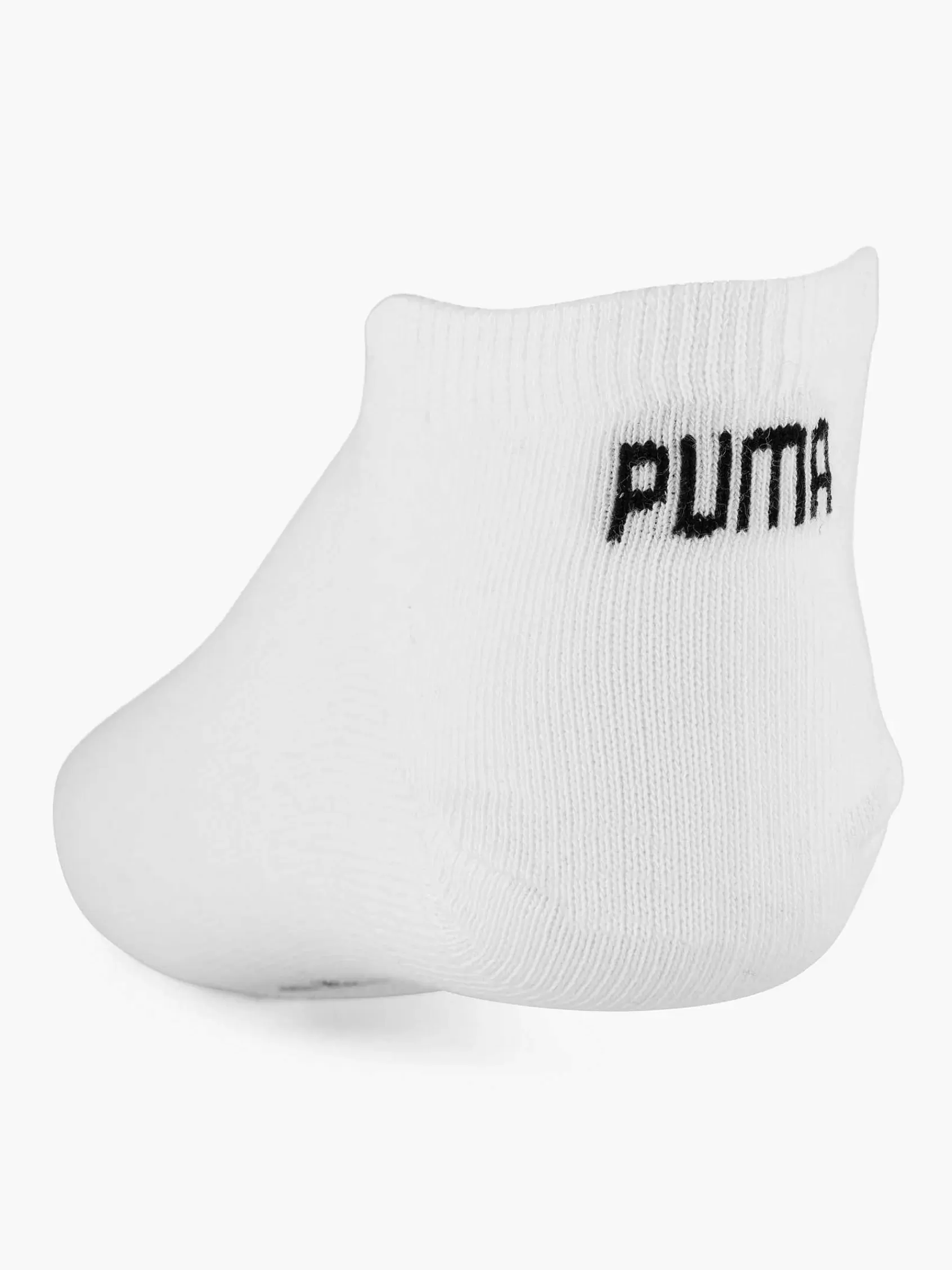 Heren Puma Sokken-Witte Sneaker Plain 3 Pak 43-46